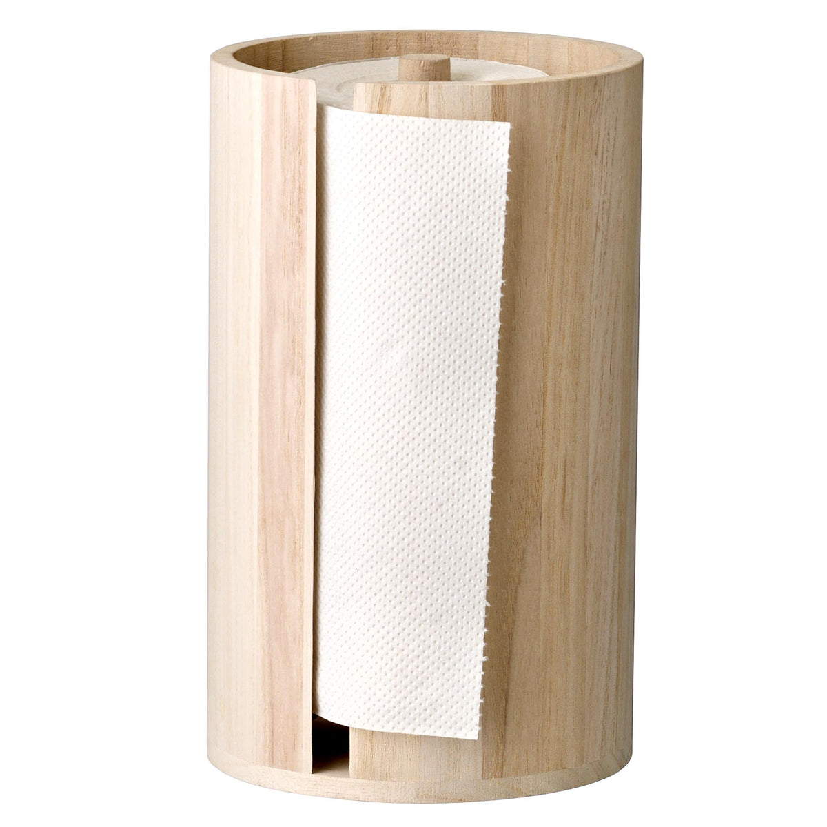 Celian Küchenrollenständer, Natur, Paulownia in Nature präsentiert im Onlineshop von KAQTU Design AG. Papierrollenhalter ist von Bloomingville