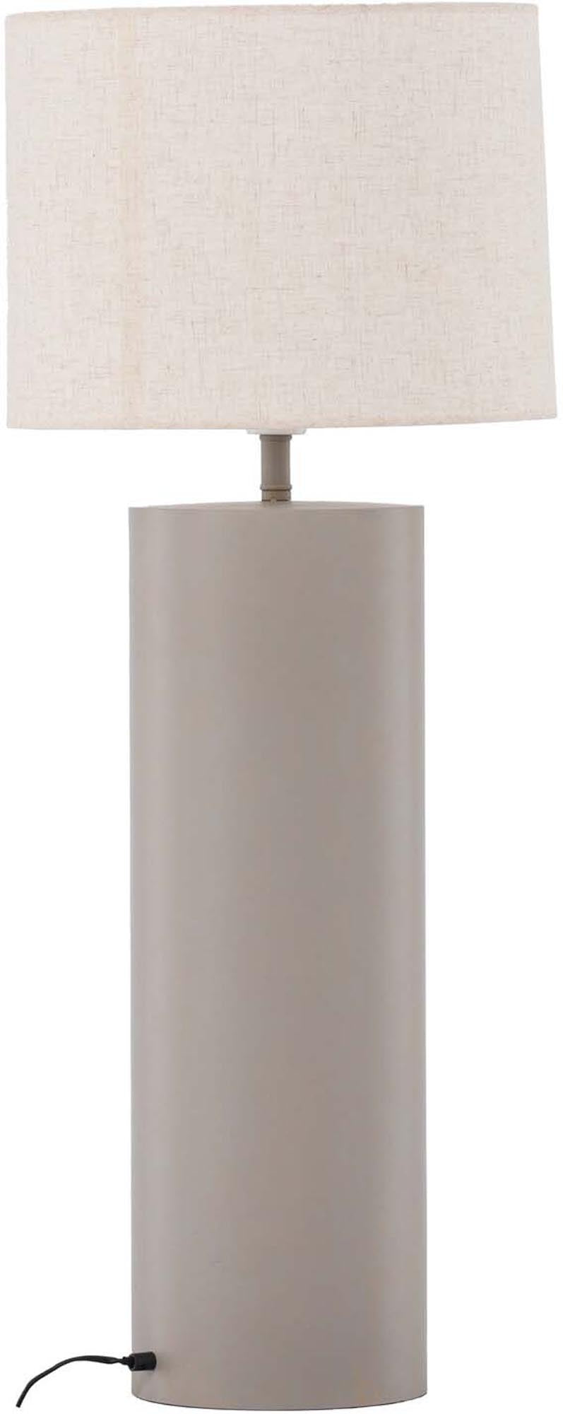 Die UMEÅ Stehleuchte vereint minimalistisches Design mit hochwertigem Eisen und Leinen, perfekt für eine einladende Atmosphäre in jedem Raum.