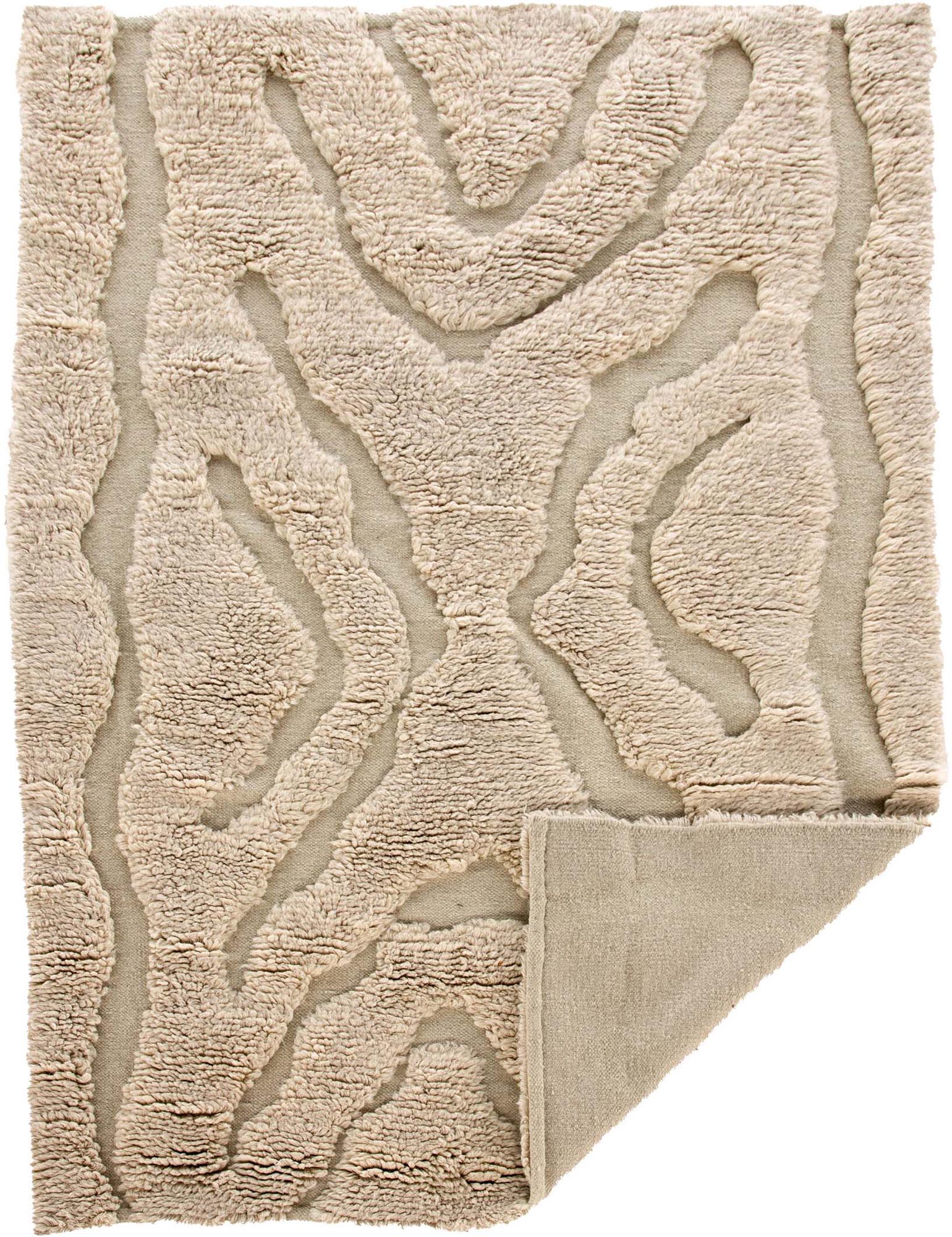 Erleben Sie den Trondheim x Josefin Lustig Teppich von Vind – ein handgewebtes Meisterwerk aus 100% Wolle, das Stil und Komfort vereint.