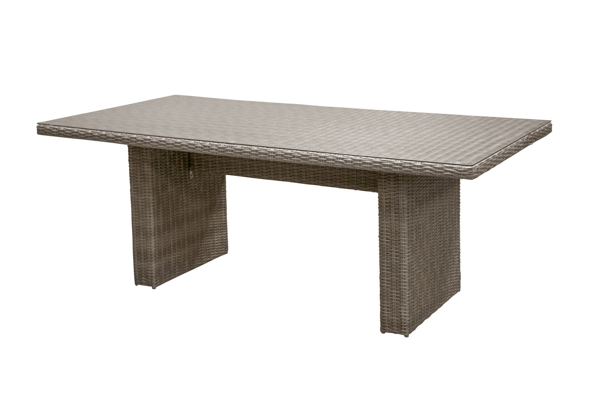 Wembley Outdoor-Tischset 200cm/6St. in Natur präsentiert im Onlineshop von KAQTU Design AG. Gartentischset ist von Venture Home