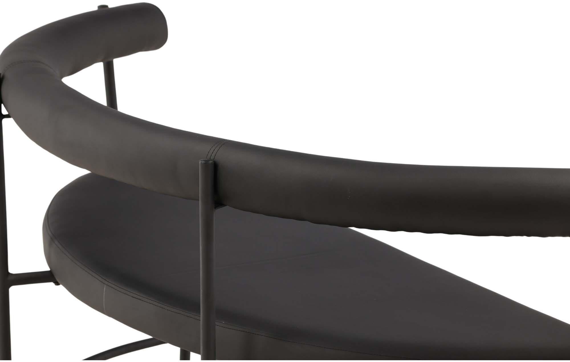 Stilvolle Bank: Bouclé-Textur auf solidem Stahlrahmen von Vind.