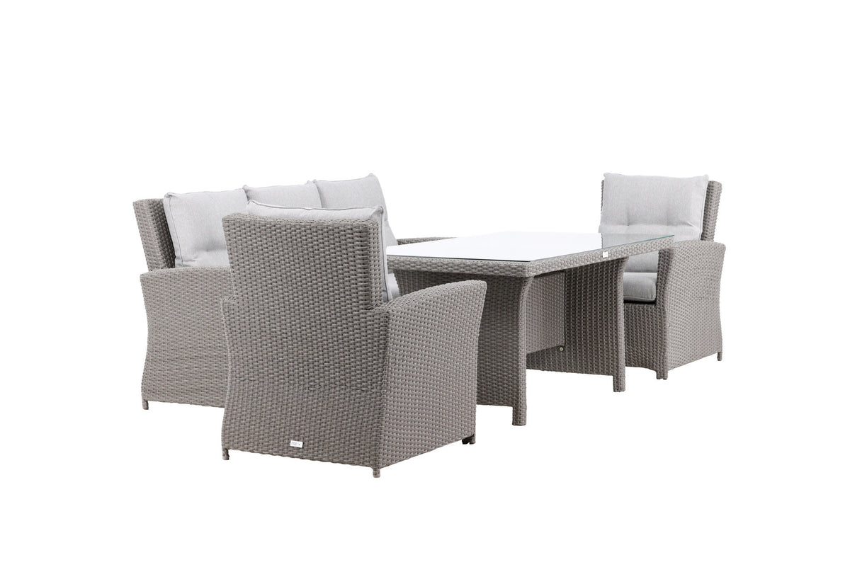 Brentwood Sofagarnitur in Grau präsentiert im Onlineshop von KAQTU Design AG. Loungeset ist von Venture Home