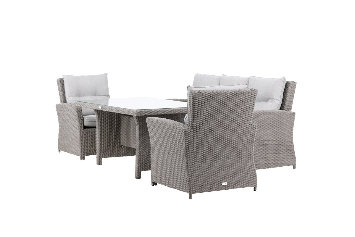 Brentwood Sofagarnitur in Grau präsentiert im Onlineshop von KAQTU Design AG. Loungeset ist von Venture Home