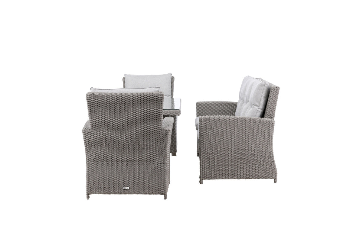 Brentwood Sofagarnitur in Grau präsentiert im Onlineshop von KAQTU Design AG. Loungeset ist von Venture Home