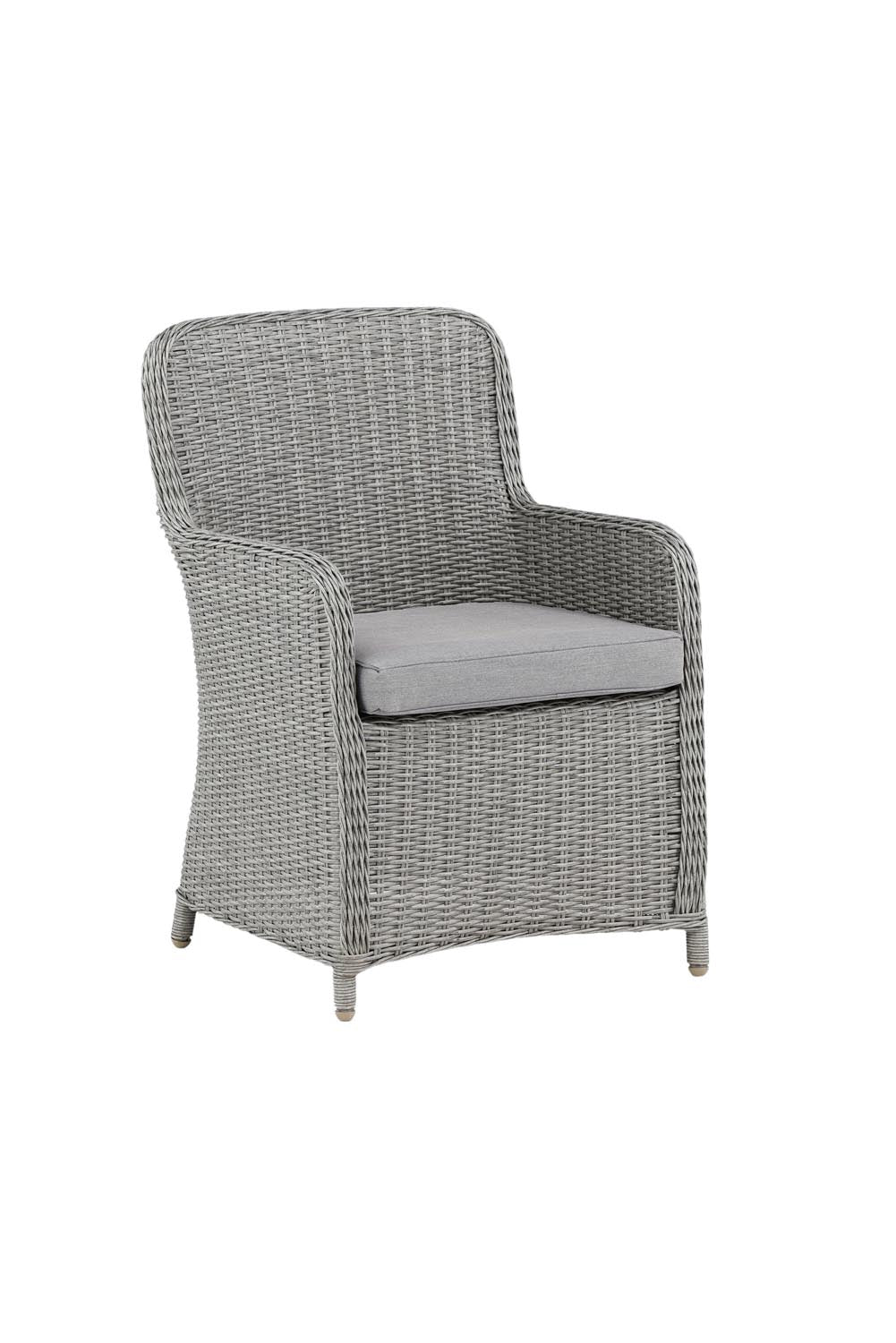 Wembley Stuhl in Grau präsentiert im Onlineshop von KAQTU Design AG. Gartenstuhl mit Armlehnen ist von Venture Home