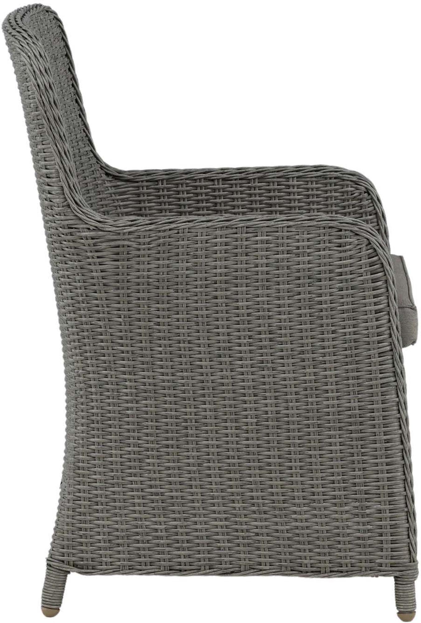 Stylischer Wembley Stuhl von Venture Home: Hochwertiges Korbgeflecht, ideal für Garten und Terrasse. Genießen Sie Komfort und Langlebigkeit!