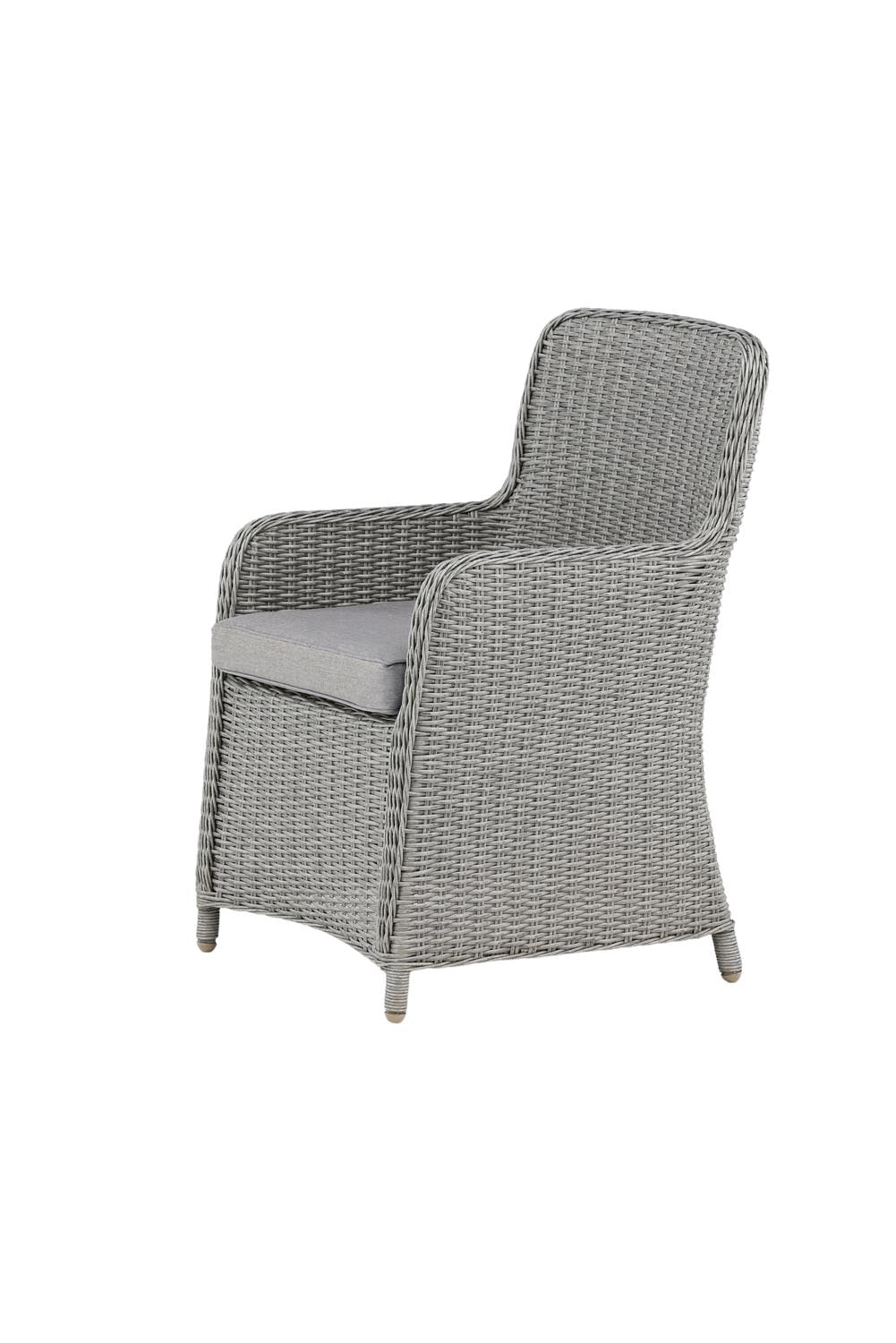 Wembley Stuhl in Grau präsentiert im Onlineshop von KAQTU Design AG. Gartenstuhl mit Armlehnen ist von Venture Home