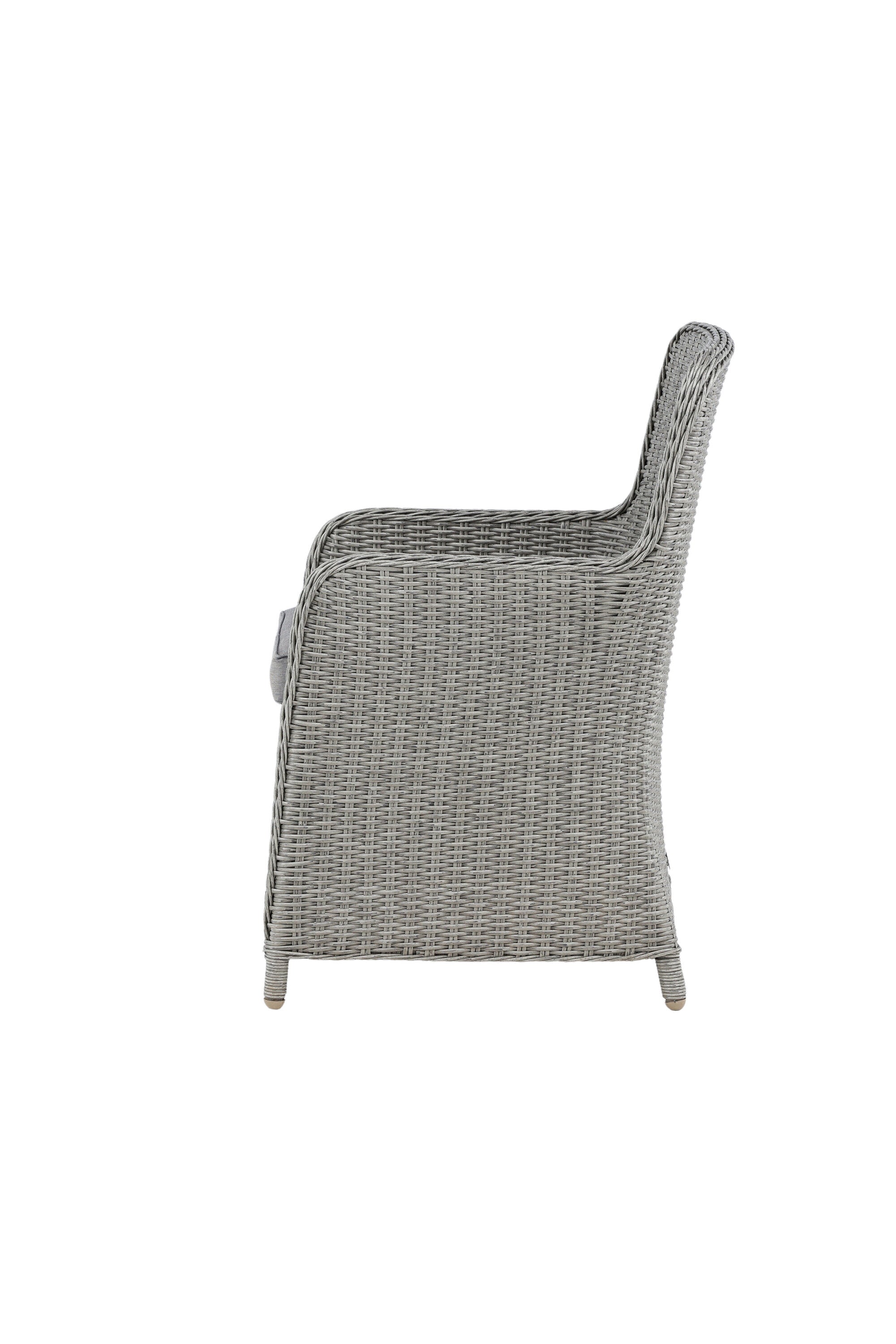 Wembley Stuhl in Grau präsentiert im Onlineshop von KAQTU Design AG. Gartenstuhl mit Armlehnen ist von Venture Home