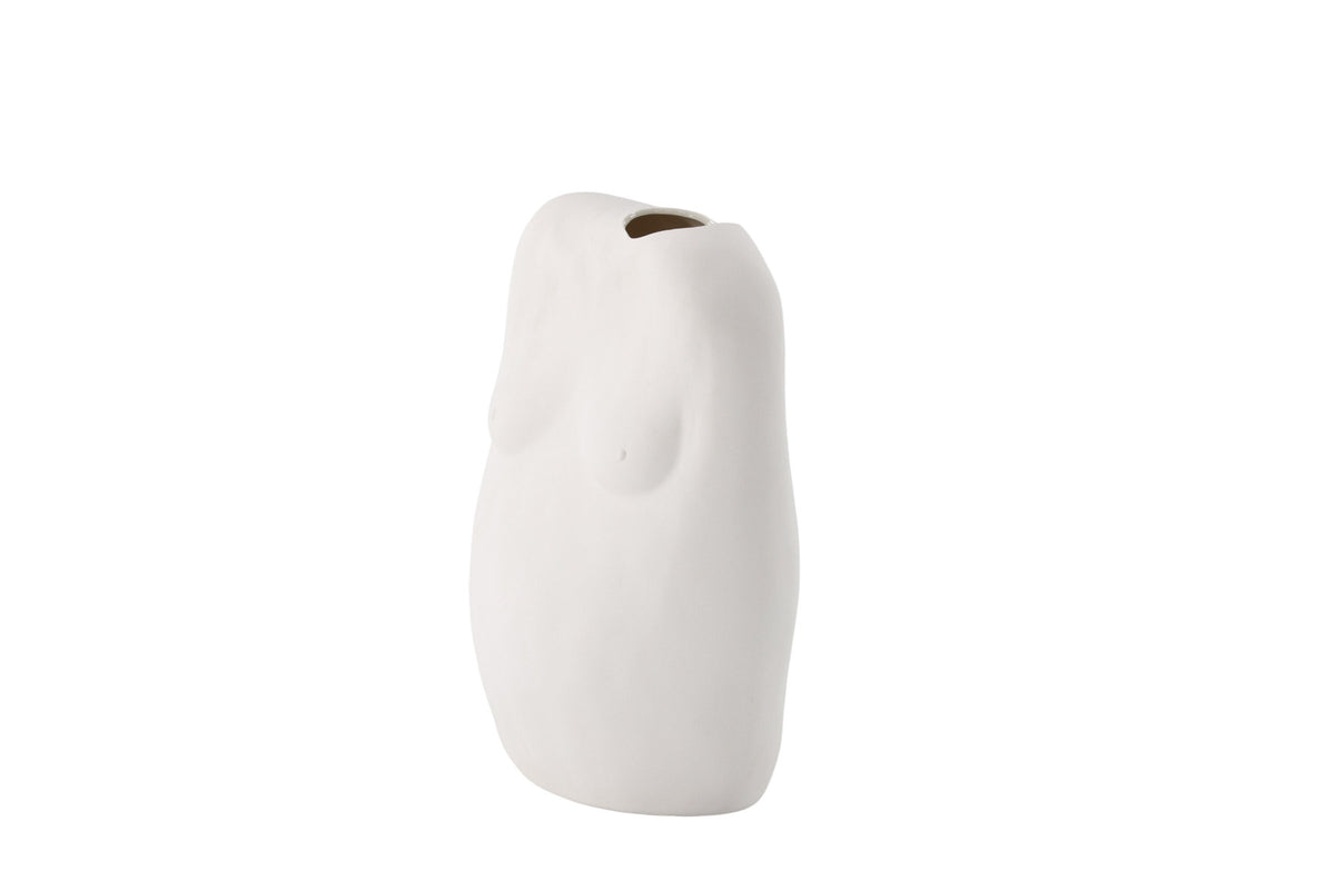 Romie Vase in Cremefarben präsentiert im Onlineshop von KAQTU Design AG. Vase ist von Venture Home
