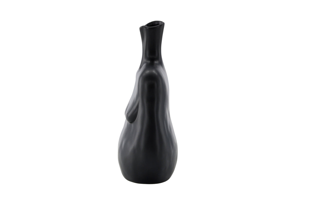 Conta Vase in Schwarz präsentiert im Onlineshop von KAQTU Design AG. Vase ist von Venture Home