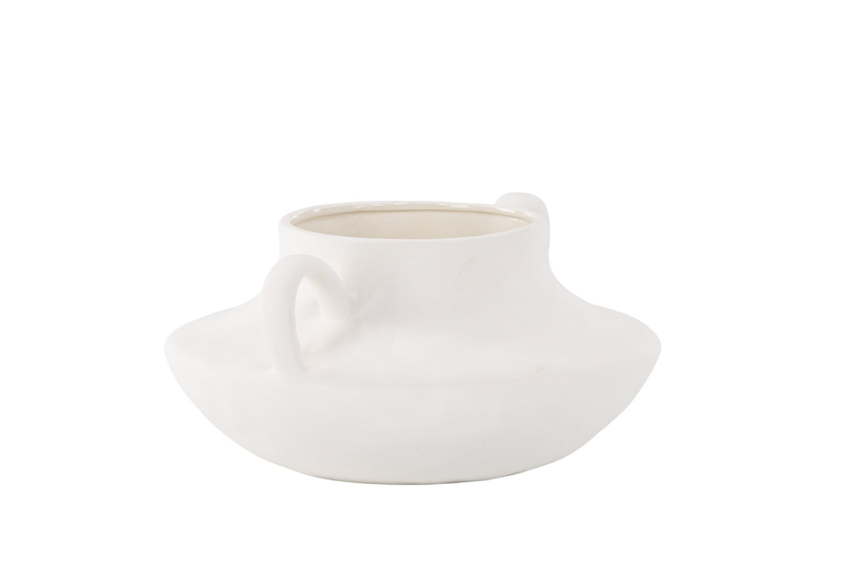 Holda Vase in Cremefarben präsentiert im Onlineshop von KAQTU Design AG. Vase ist von Venture Home