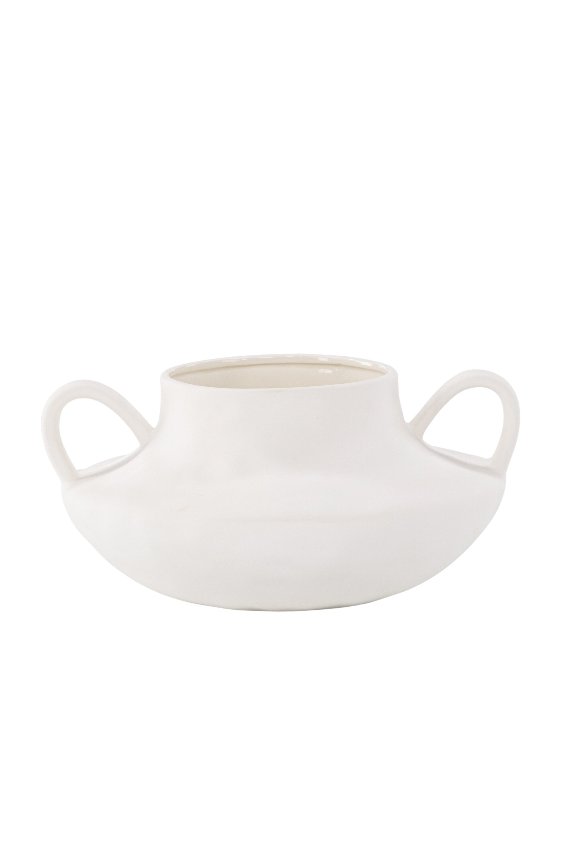 Holda Vase in Cremefarben präsentiert im Onlineshop von KAQTU Design AG. Vase ist von Venture Home