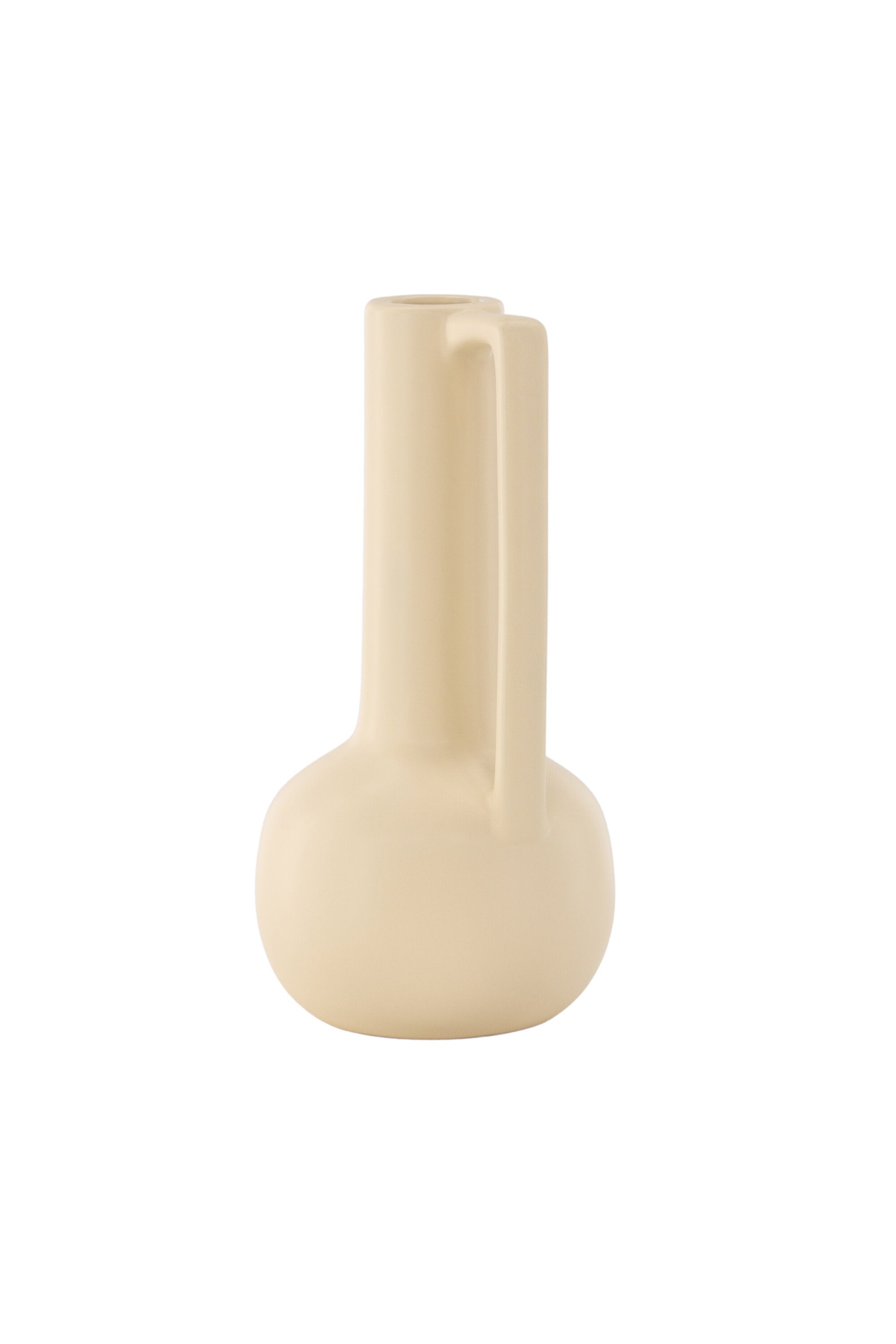 Allis Vase in Gelb präsentiert im Onlineshop von KAQTU Design AG. Vase ist von Venture Home