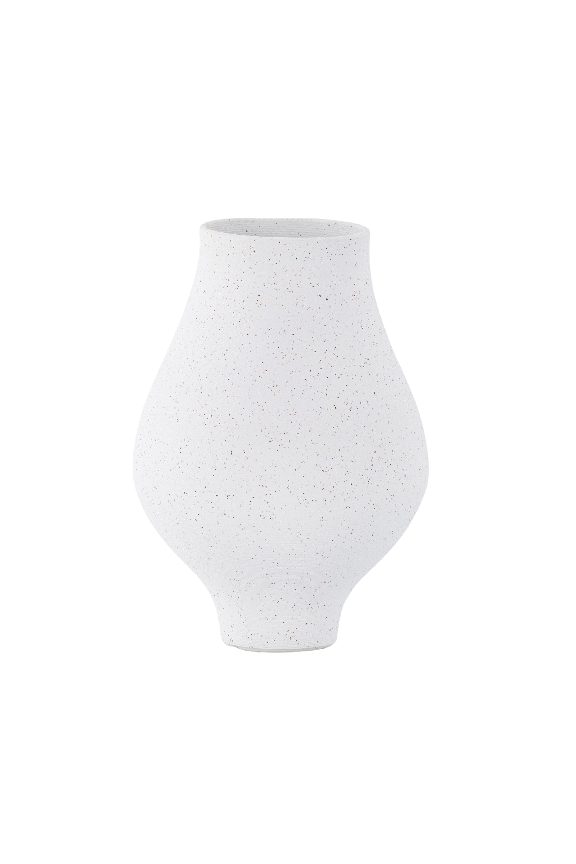 Rellis Vase in Weiss präsentiert im Onlineshop von KAQTU Design AG. Vase ist von Venture Home