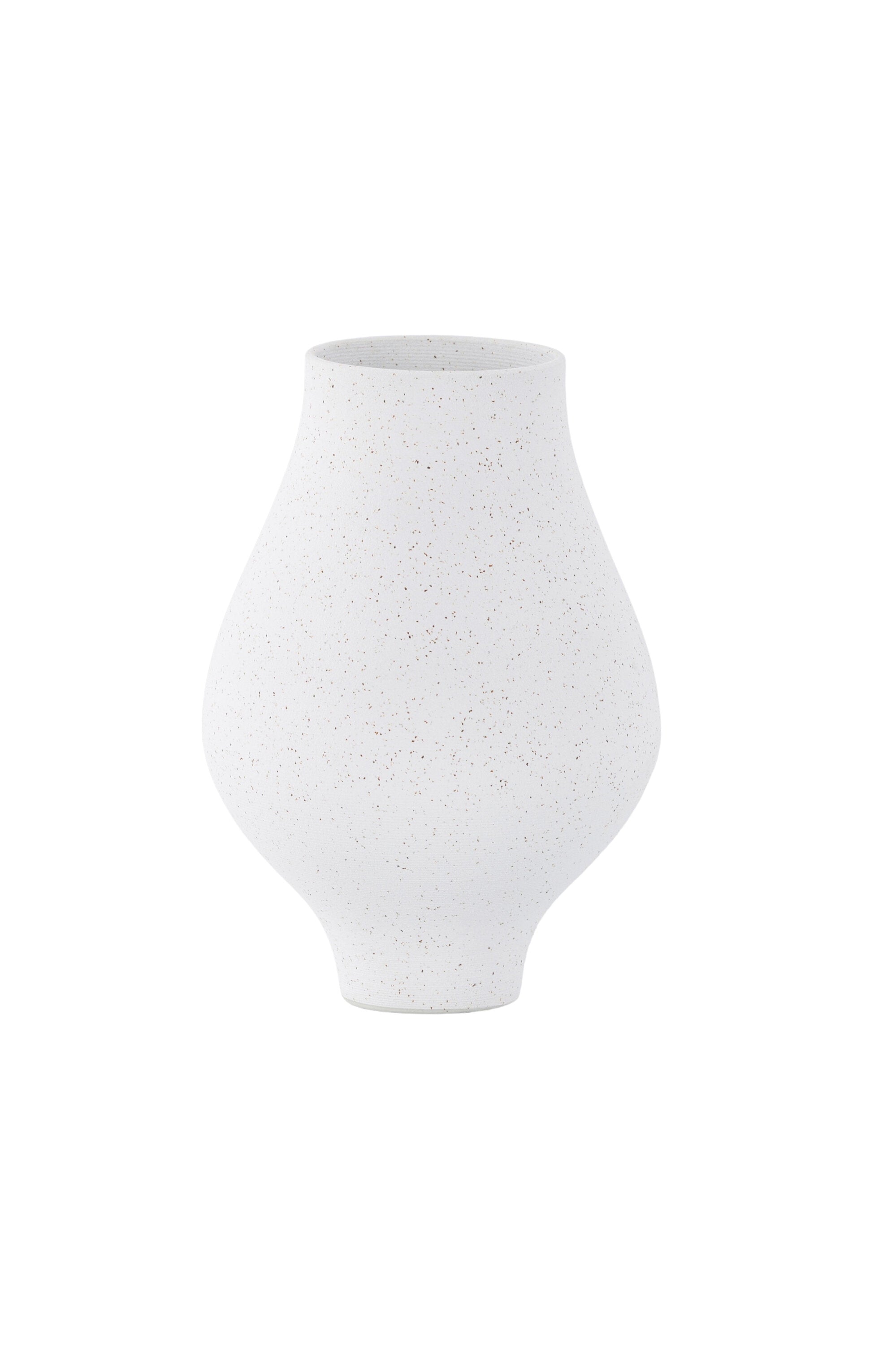 Rellis Vase in Weiss präsentiert im Onlineshop von KAQTU Design AG. Vase ist von Venture Home