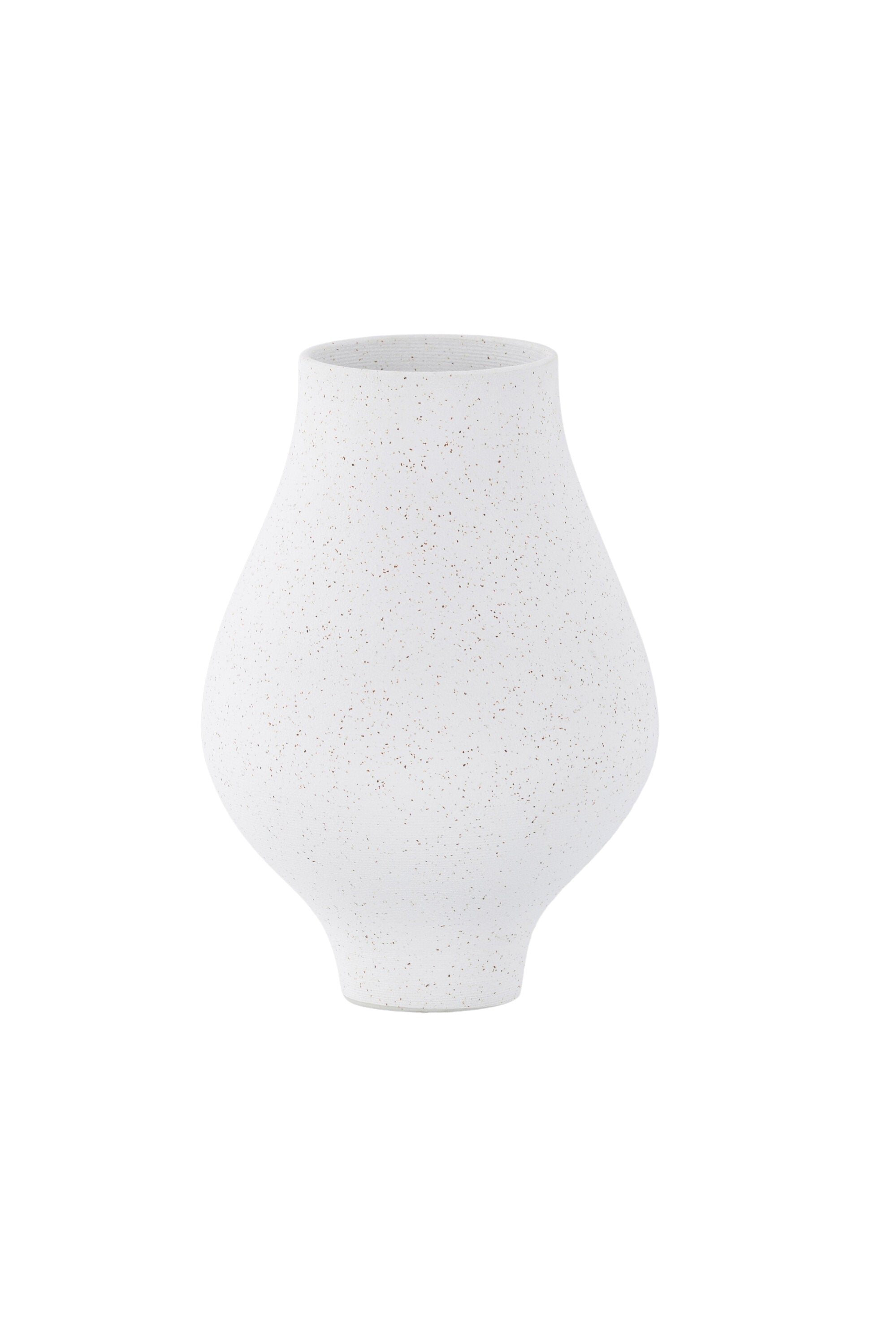 Rellis Vase in Weiss präsentiert im Onlineshop von KAQTU Design AG. Vase ist von Venture Home