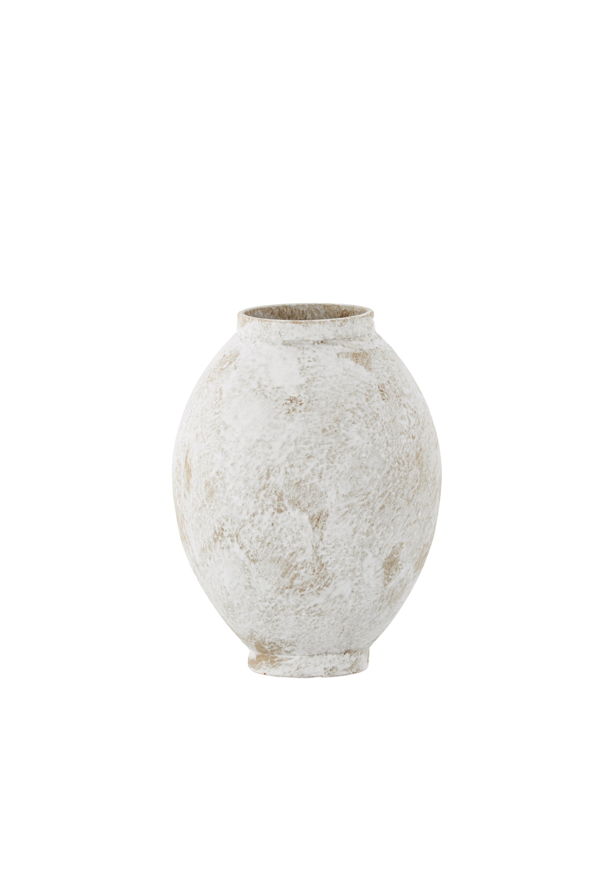 Globe Vase in Beige/Braun präsentiert im Onlineshop von KAQTU Design AG. Vase ist von Venture Home