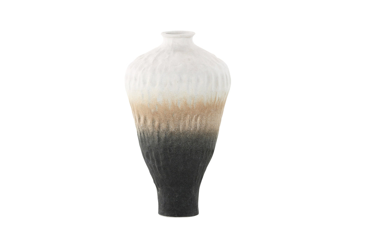 Pane Vase in Beige/ Grau/ Rosa präsentiert im Onlineshop von KAQTU Design AG. Vase ist von Venture Home