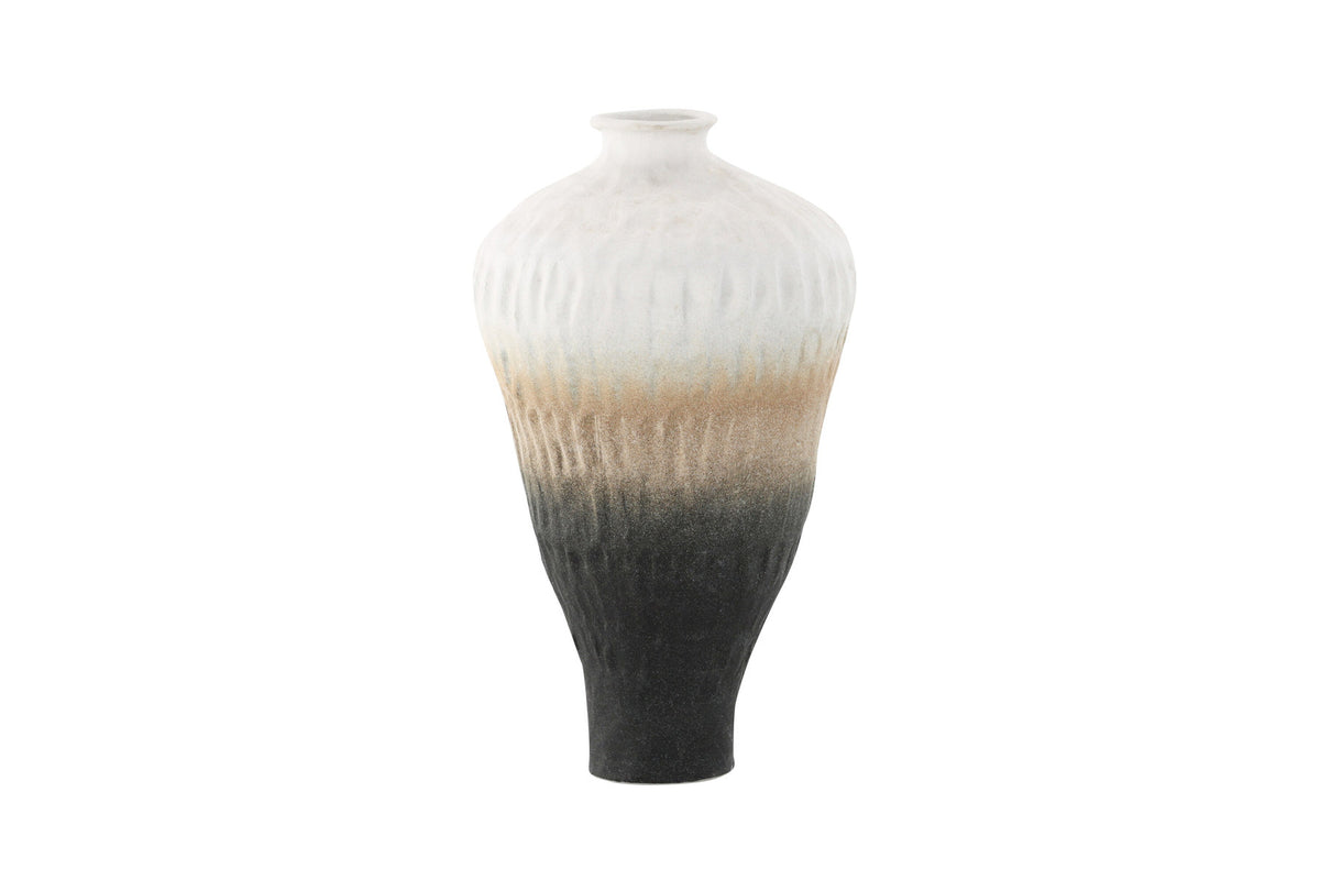 Pane Vase in Beige/ Grau/ Rosa präsentiert im Onlineshop von KAQTU Design AG. Vase ist von Venture Home