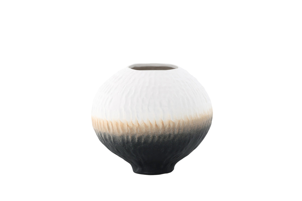 Pane Vase in Beige/ Grau/ Rosa präsentiert im Onlineshop von KAQTU Design AG. Vase ist von Venture Home