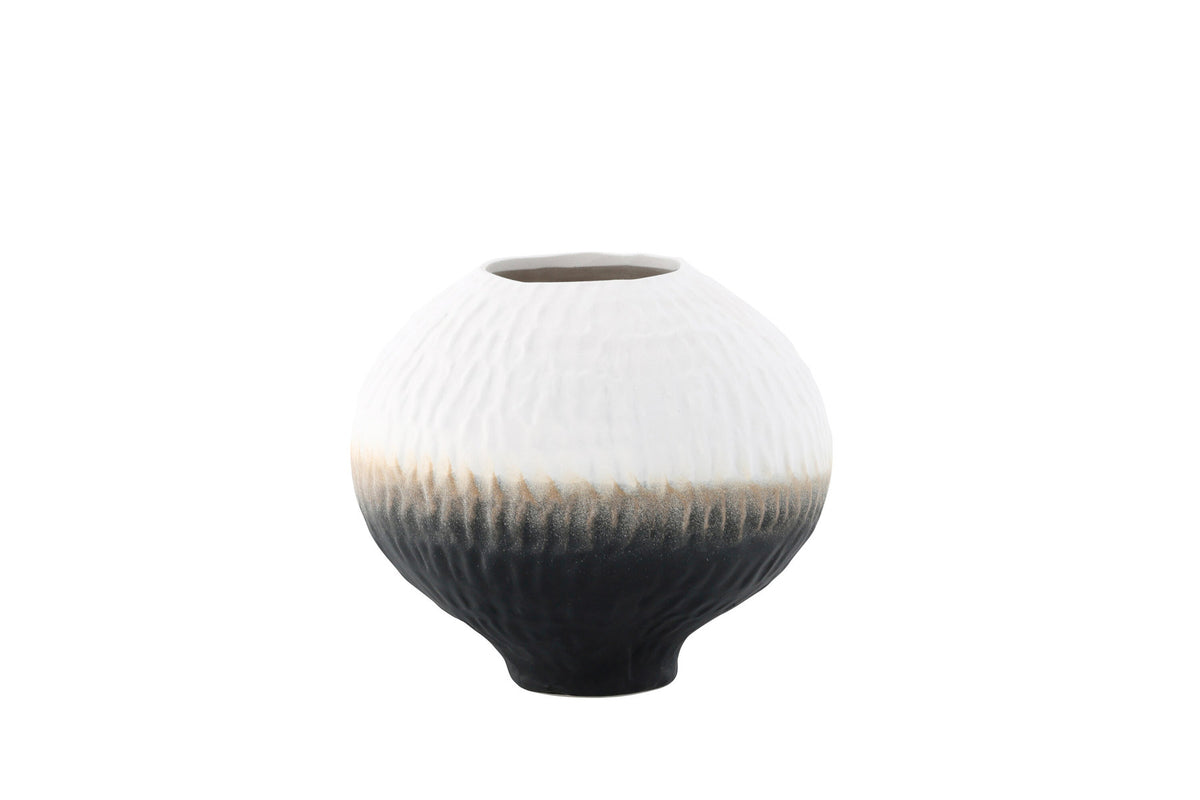 Pane Vase in Beige/ Grau/ Rosa präsentiert im Onlineshop von KAQTU Design AG. Vase ist von Venture Home
