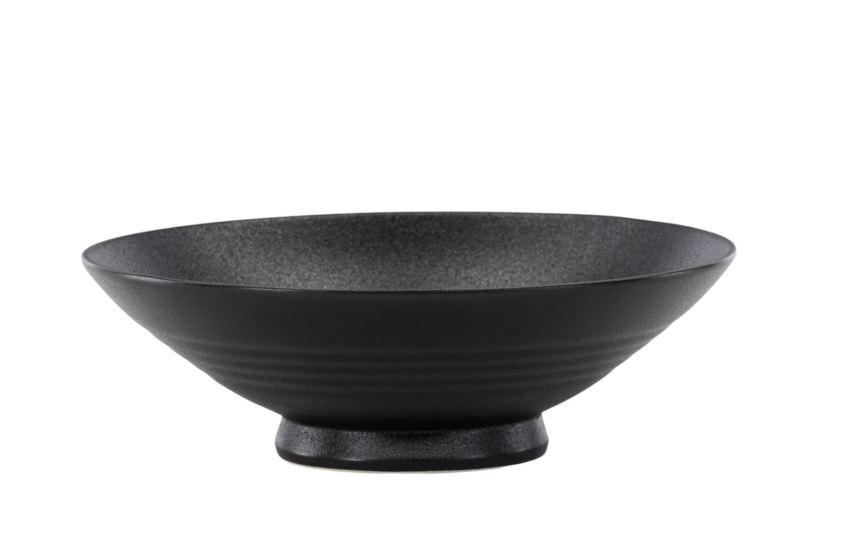 Wabi Sabi Bowl in Schwarz präsentiert im Onlineshop von KAQTU Design AG. Schale ist von Venture Home