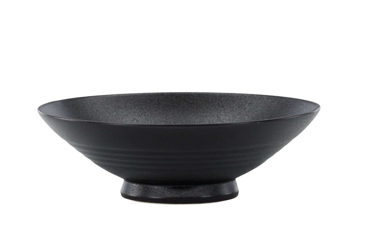 Wabi Sabi Bowl in Schwarz präsentiert im Onlineshop von KAQTU Design AG. Schale ist von Venture Home