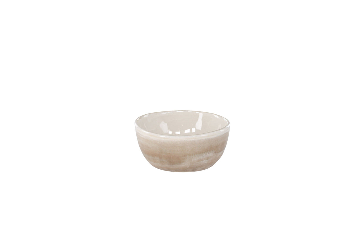 Jubie Bowl in Beige präsentiert im Onlineshop von KAQTU Design AG. Schale ist von Venture Home