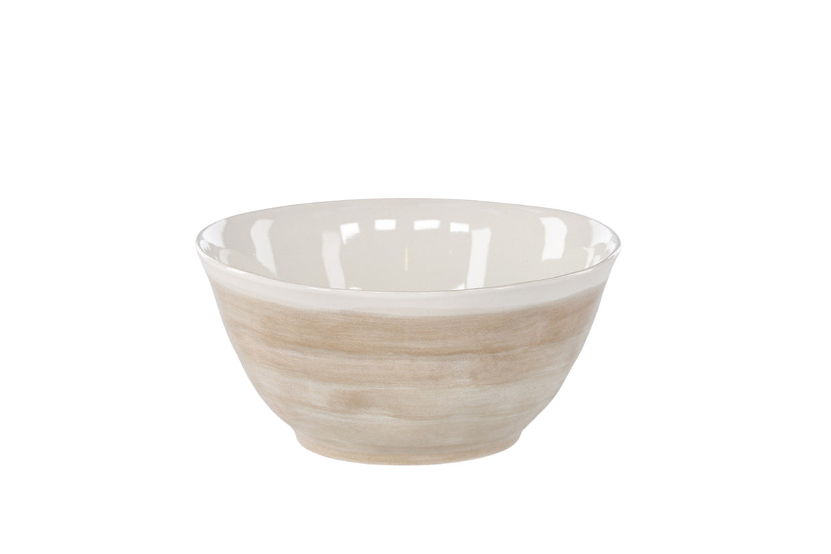 Jubie Bowl in Beige präsentiert im Onlineshop von KAQTU Design AG. Schale ist von Venture Home