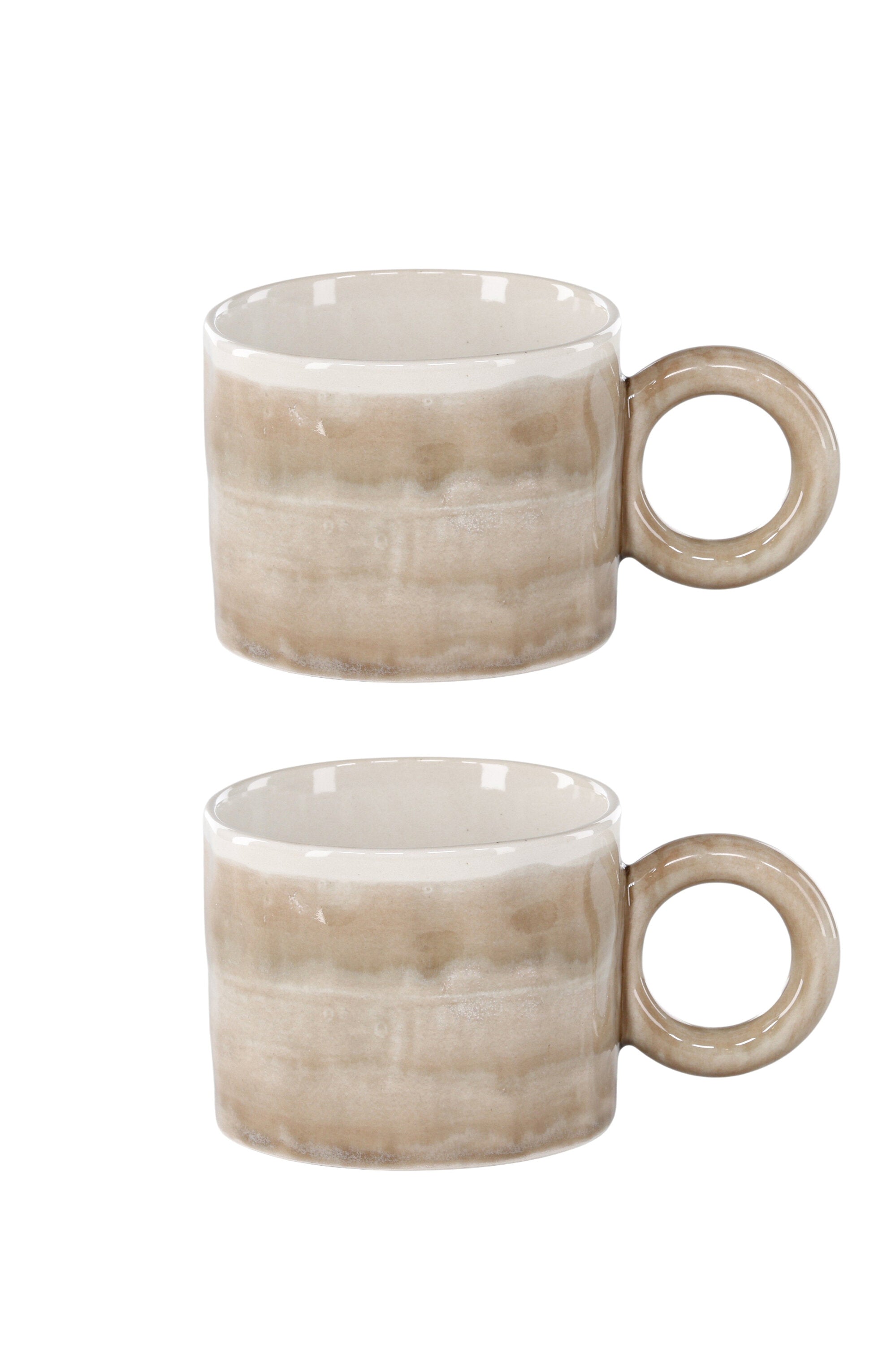 Jubie Kaffeetasse in Beige präsentiert im Onlineshop von KAQTU Design AG. Kaffeetassen ist von Venture Home