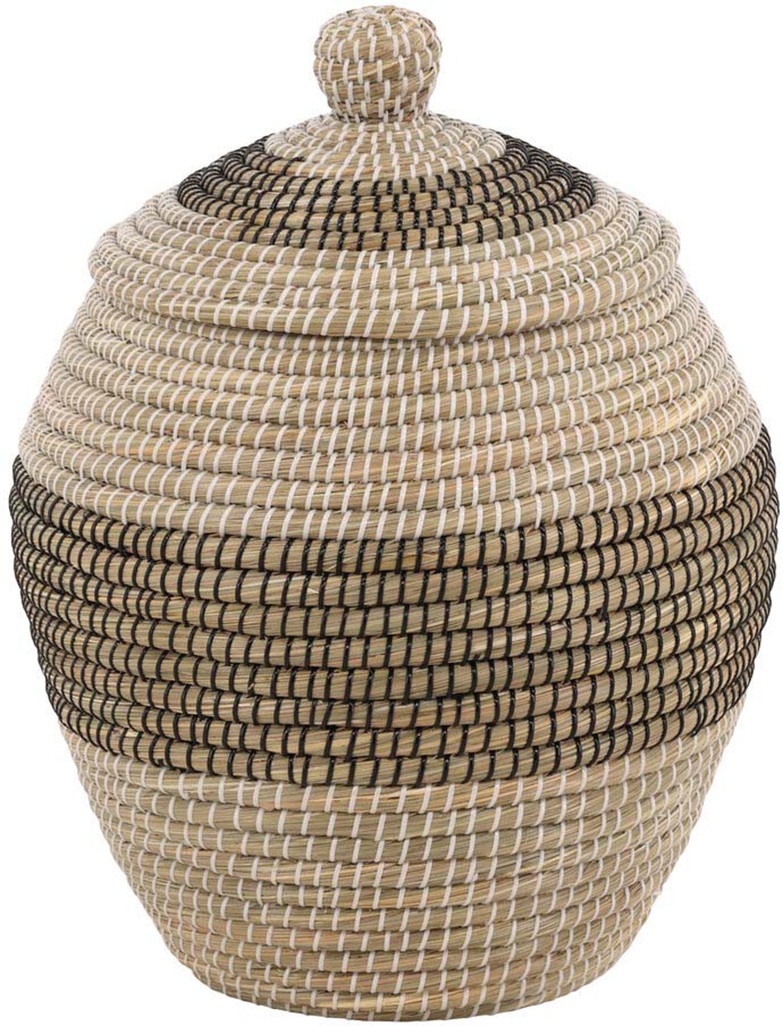 Chennai Aufbewahrungskorb von Venture Home: Stilvoller Korb aus hochwertigem Seegras, perfekt für eine harmonische und ordentliche Wohnatmosphäre.