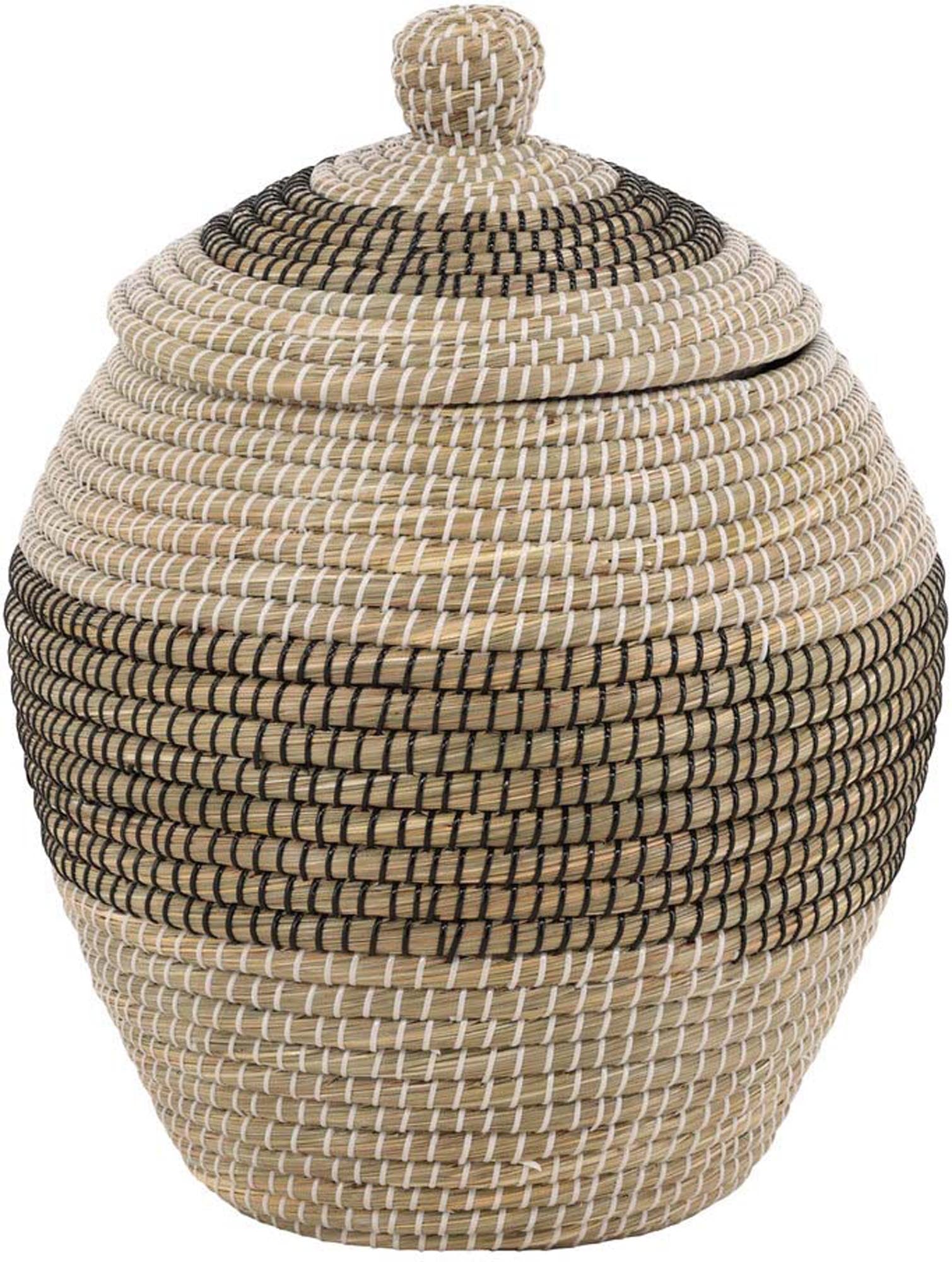 Chennai Aufbewahrungskorb von Venture Home: Stilvolle Ordnung mit robustem Seegras. Ideal für jedes Zimmer und harmonisch in Naturtönen.