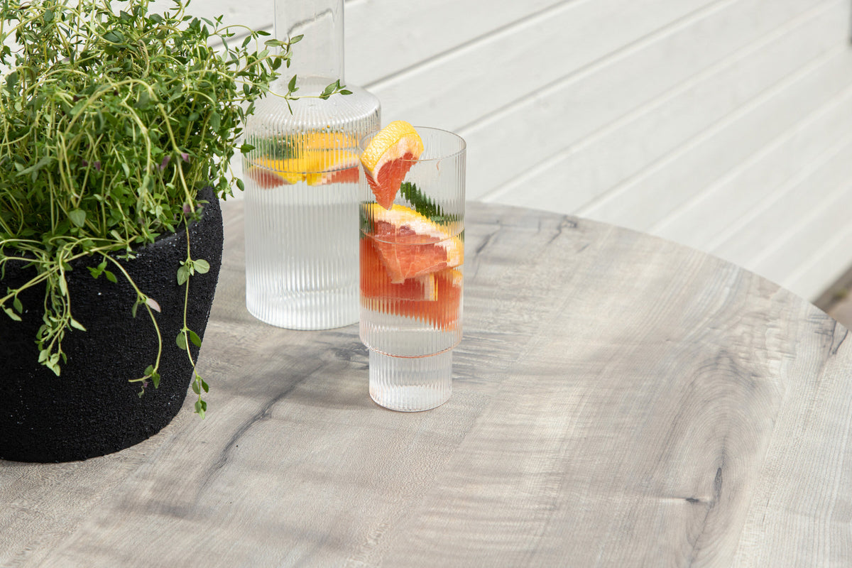Milano Bar Tisch in Grau Weiss präsentiert im Onlineshop von KAQTU Design AG. Hochtisch ist von Venture Home