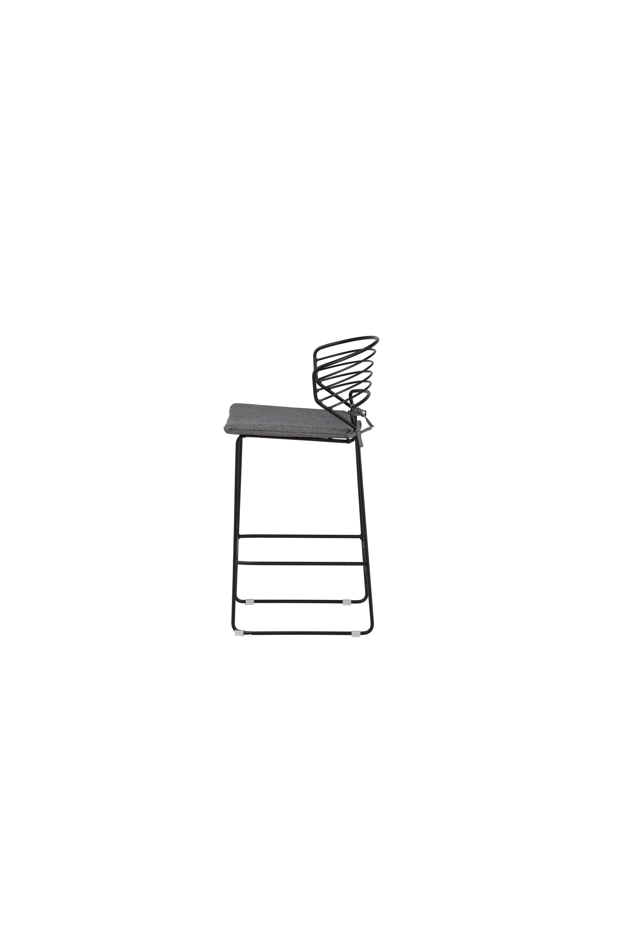Milano Barstuhl Outdoor in Schwarz präsentiert im Onlineshop von KAQTU Design AG. Outdoor-Barstuhl ist von Venture Home