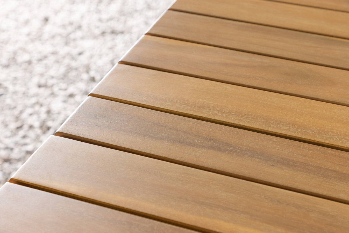 Holmbeck Café Tisch Outdoor in Natur präsentiert im Onlineshop von KAQTU Design AG. Beistelltisch Outdoor ist von Venture Home