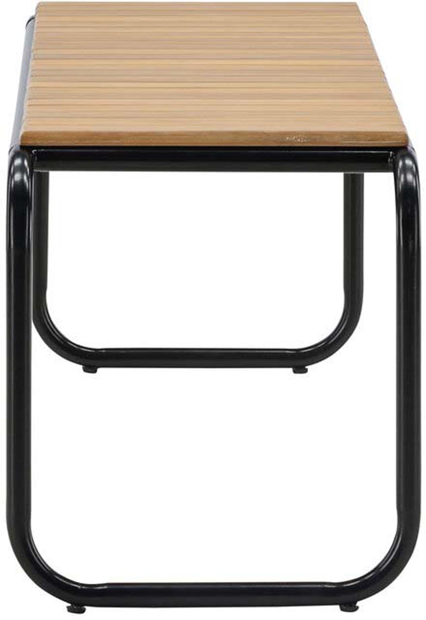 Holmbeck Bank von Venture Home: Stilvolles Lounge Sofa aus wetterbeständiger Akazie, ideal für entspannte Momente im Freien.