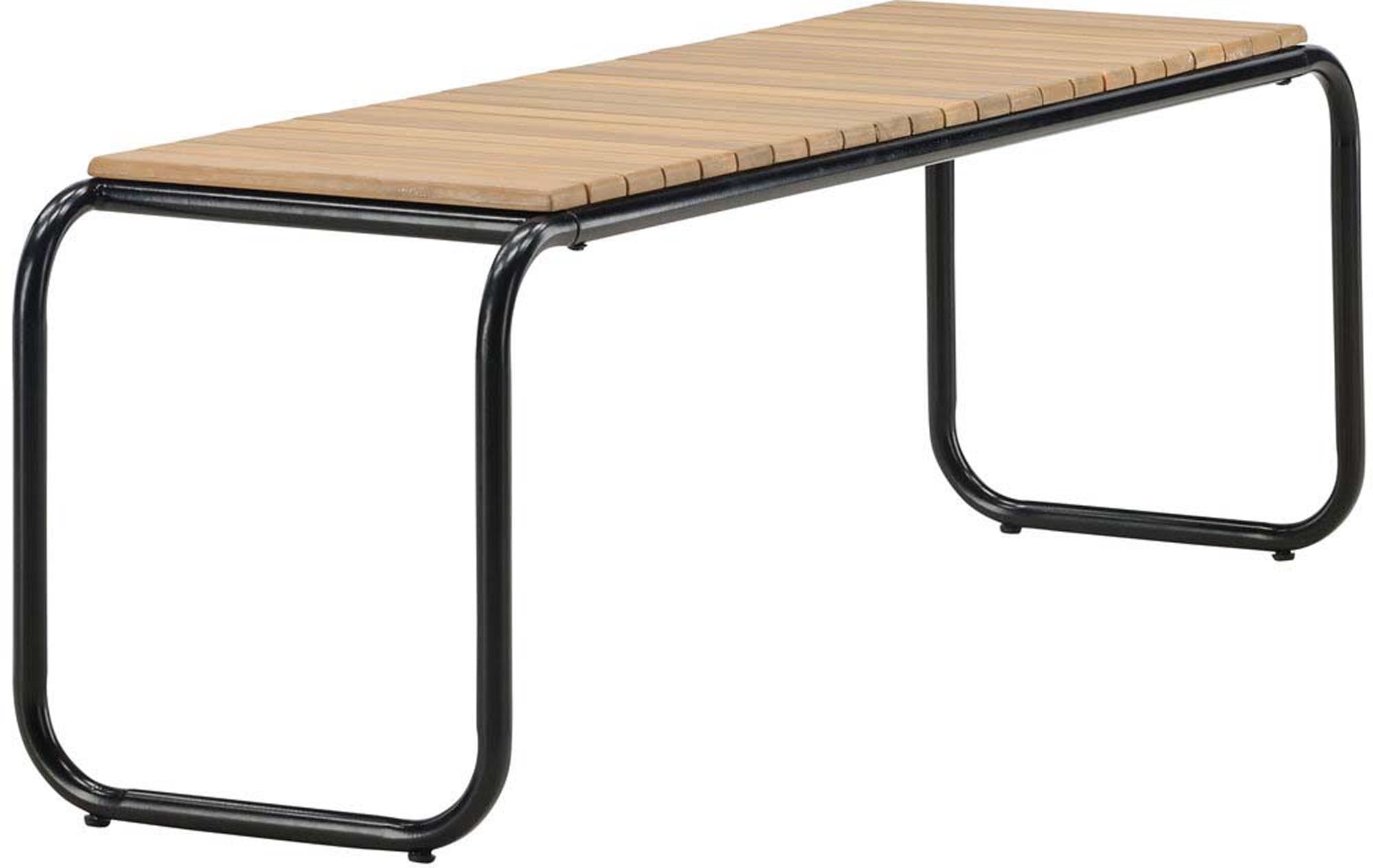 Entdecken Sie die stilvolle Holmbeck Bank von Venture Home – eine elegante Lounge Sofa Bank aus wetterbeständiger Akazie, ideal für Terrasse und Garten.