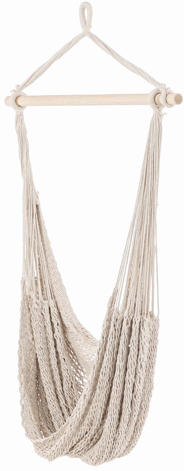 Entspannen Sie stilvoll im Kalino Hängesessel von Venture Home. Hochwertige Materialien und elegantes Design machen ihn zum idealen Outdoor-Begleiter.