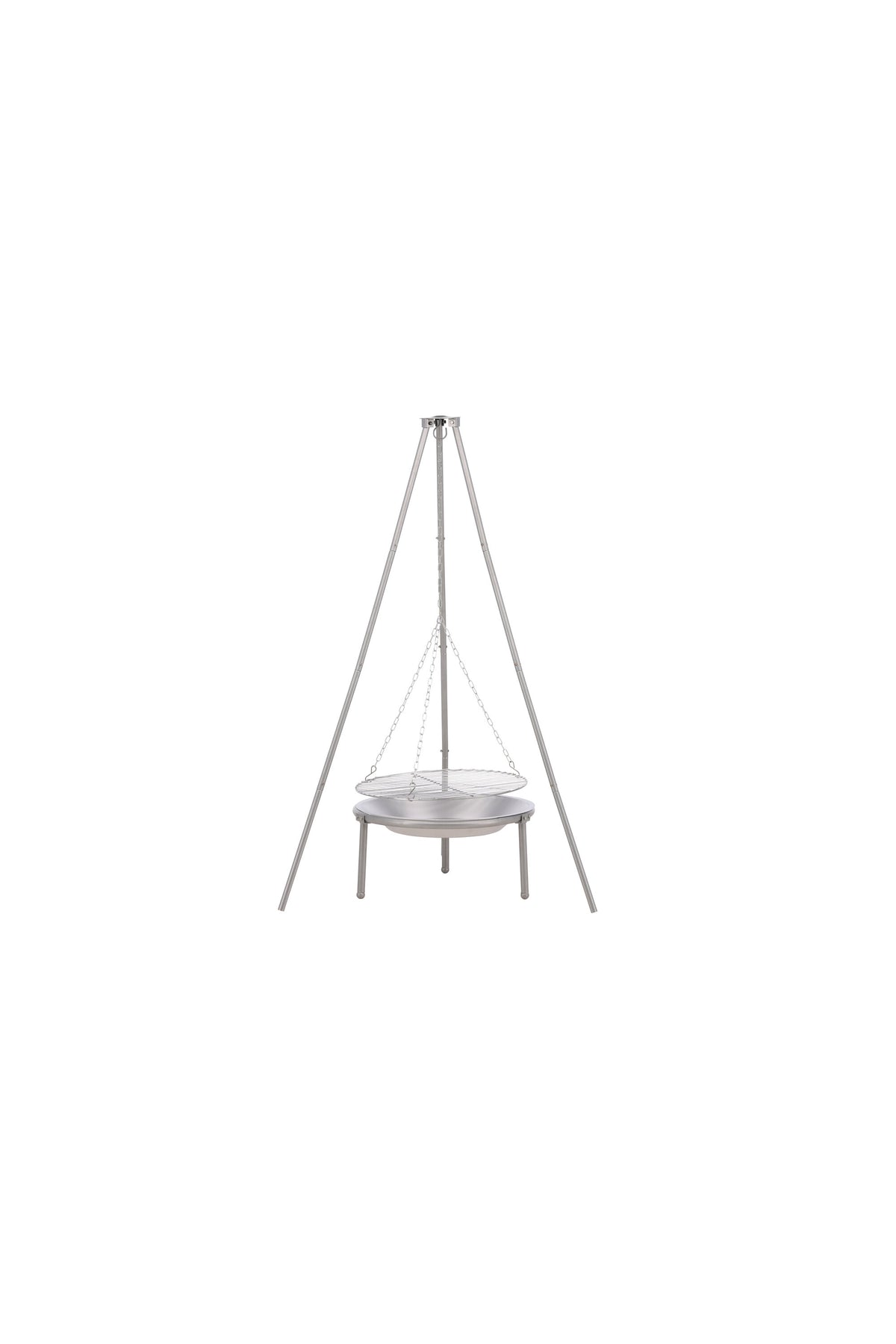 Ukunda Feuerpit in Silber präsentiert im Onlineshop von KAQTU Design AG. Feuerschale ist von Venture Home