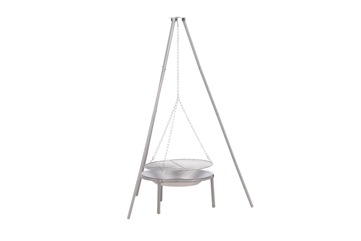 Ukunda Feuerpit in Silber präsentiert im Onlineshop von KAQTU Design AG. Feuerschale ist von Venture Home