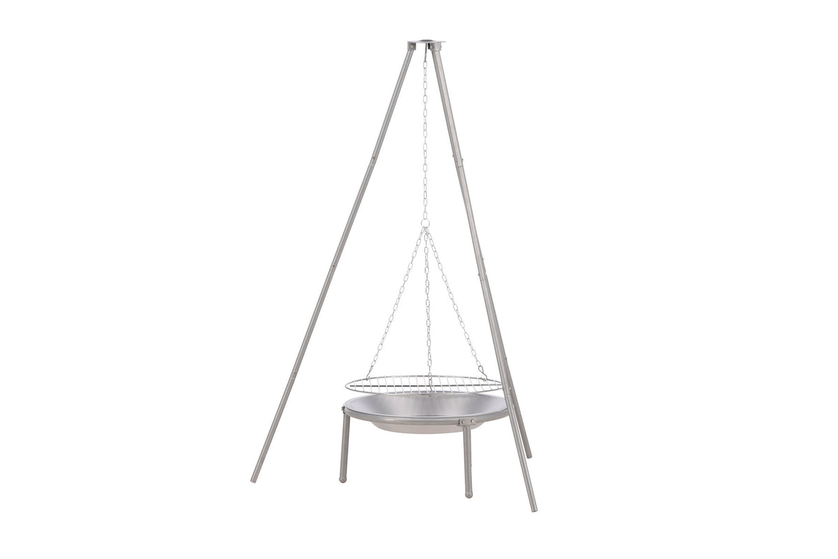 Ukunda Feuerpit in Silber präsentiert im Onlineshop von KAQTU Design AG. Feuerschale ist von Venture Home