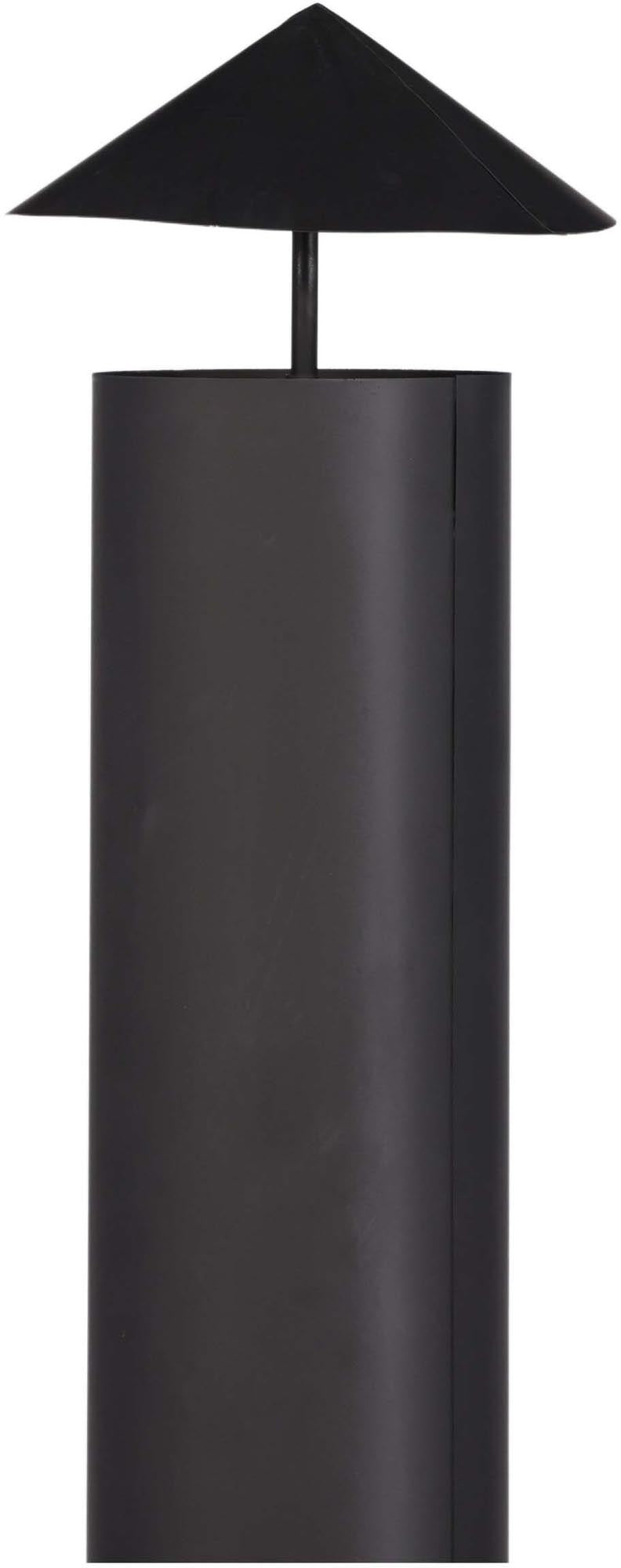 Makarima Feuerpit von Venture Home: Elegante Feuerstelle aus schwarzem Stahl, ideal für gesellige Abende im Freien und stilvolle Terrassen.