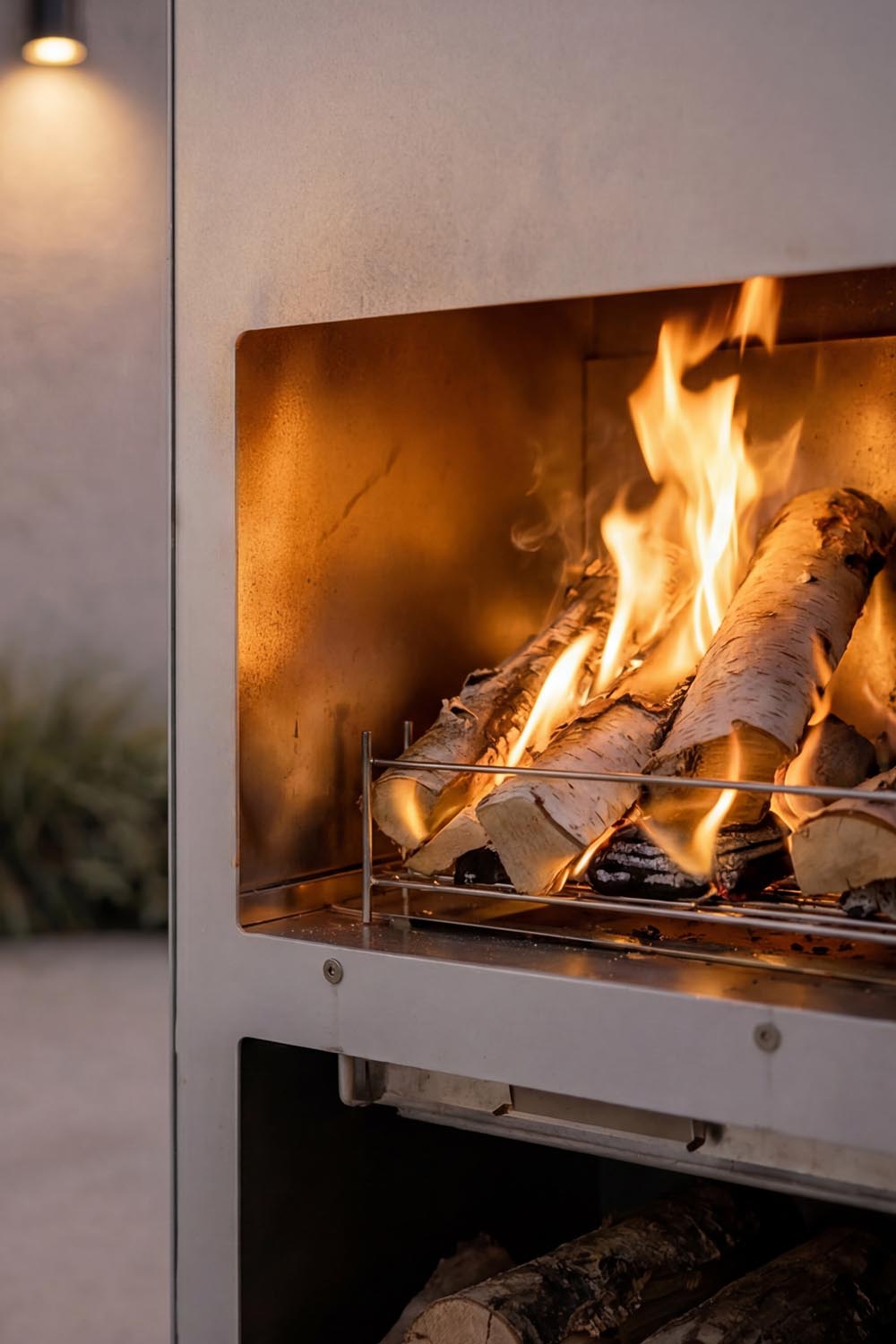 Makarima Feuerpit in Silber präsentiert im Onlineshop von KAQTU Design AG. Feuerschale ist von Venture Home