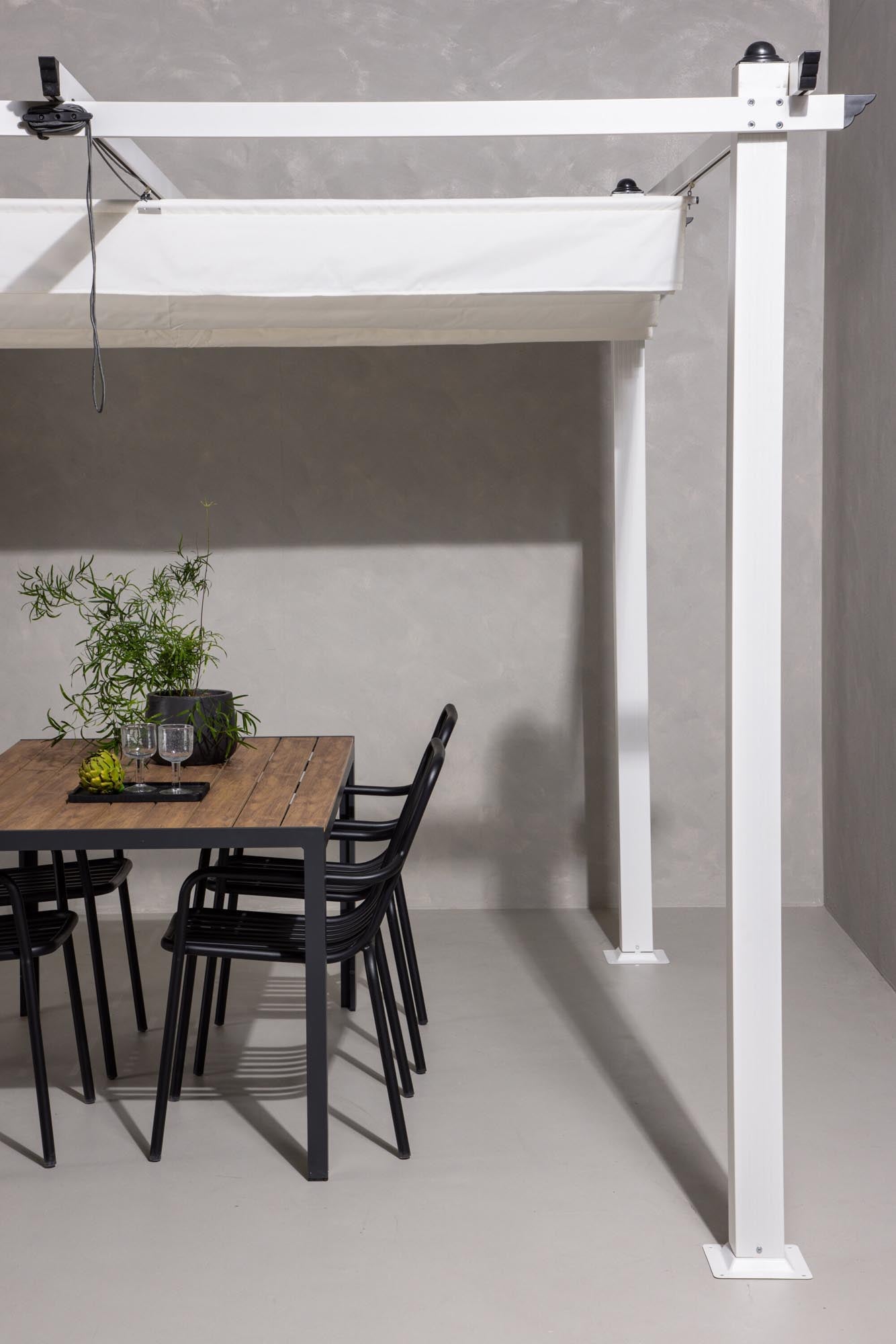 Lazio Pavillon in Weiss präsentiert im Onlineshop von KAQTU Design AG. Pavillon ist von Venture Home