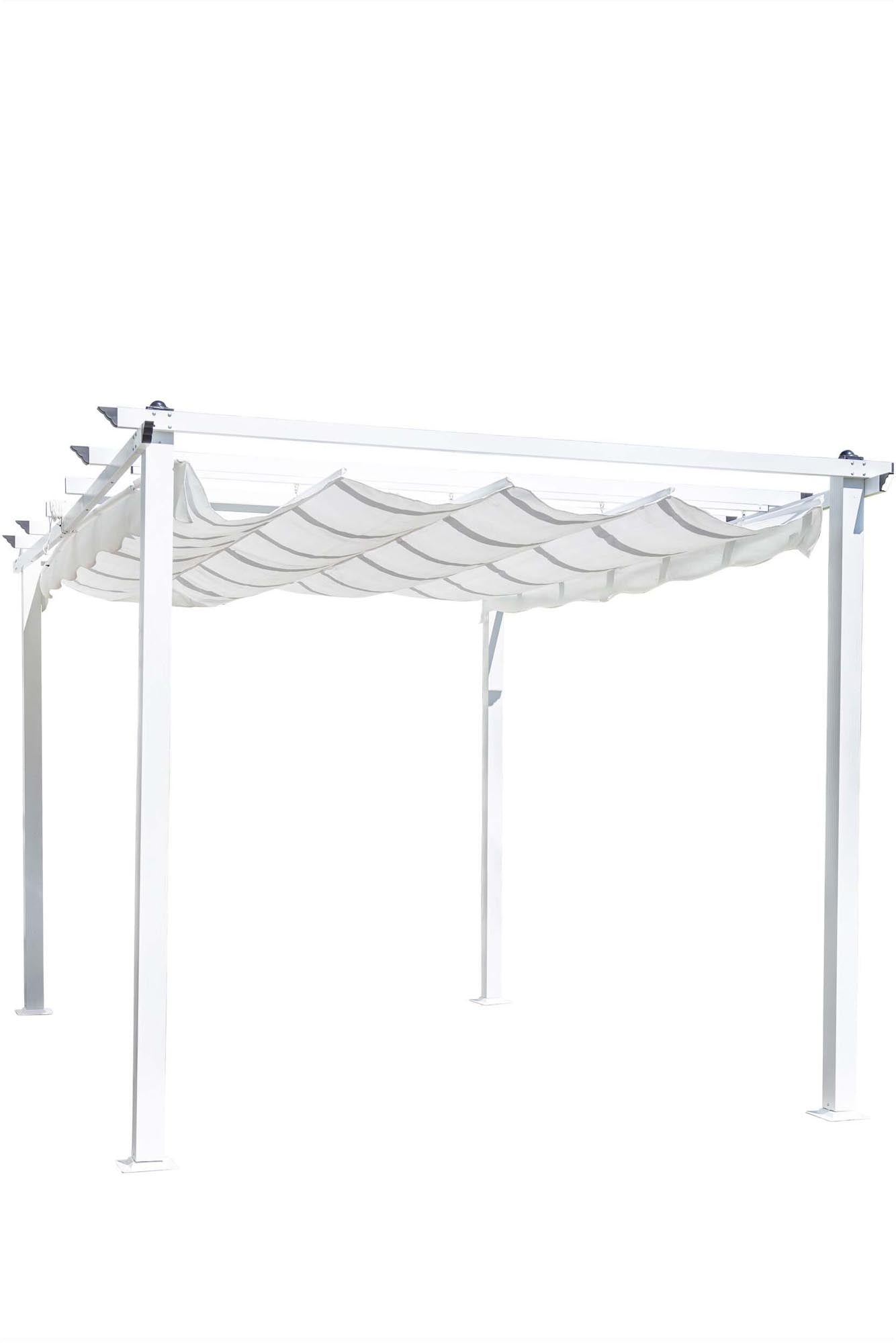 Lazio Pavillon in Weiss präsentiert im Onlineshop von KAQTU Design AG. Pavillon ist von Venture Home