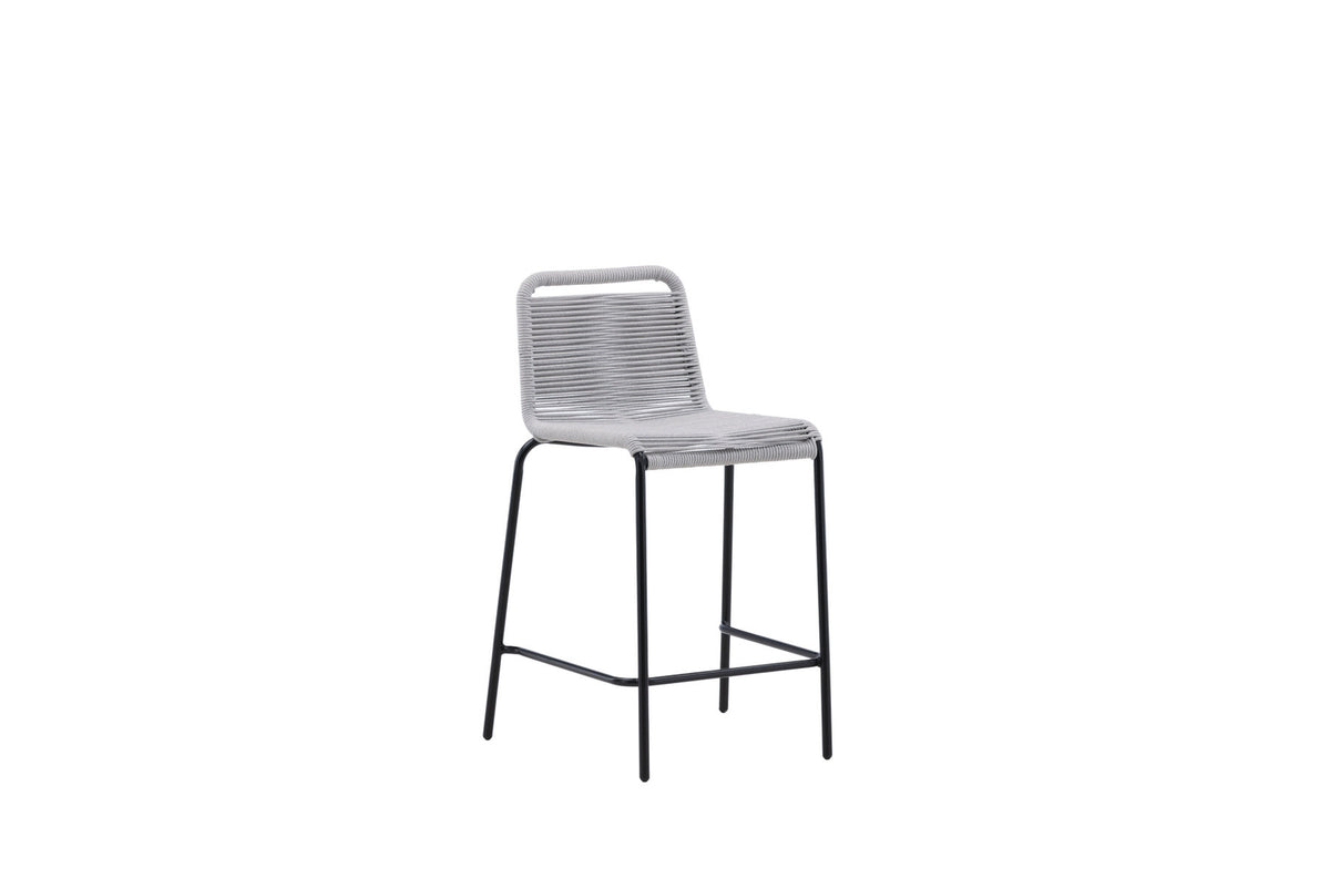 Nettan Barstuhl Outdoor in Hellgrau präsentiert im Onlineshop von KAQTU Design AG. Outdoor-Barstuhl ist von Venture Home