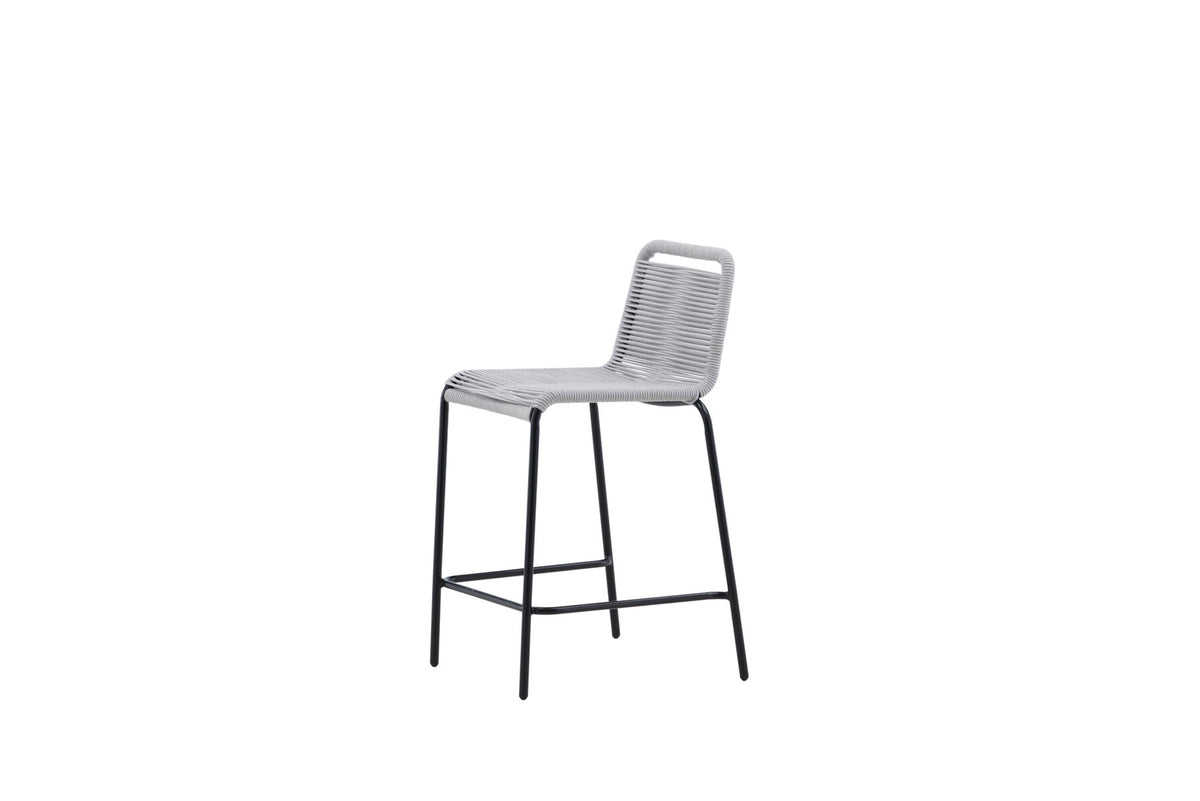 Nettan Barstuhl Outdoor in Hellgrau präsentiert im Onlineshop von KAQTU Design AG. Outdoor-Barstuhl ist von Venture Home