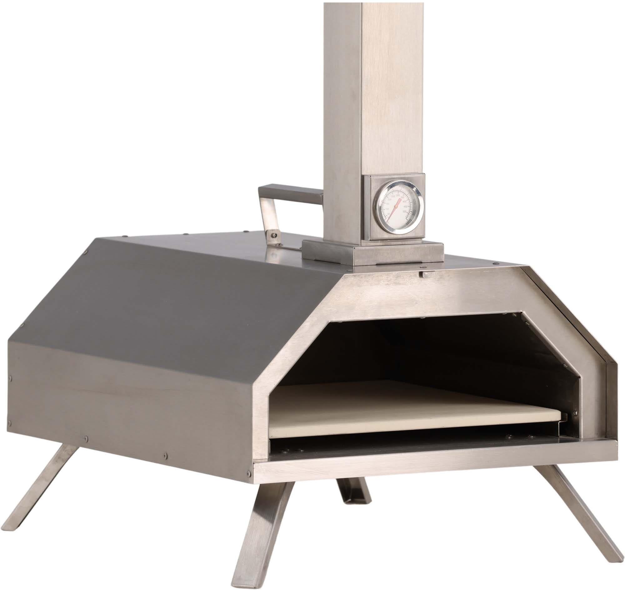 Hamnå Pizzaofen: Stilvolles Design, perfekte Pizzen, ideal für gesellige Sommerabende im Garten.