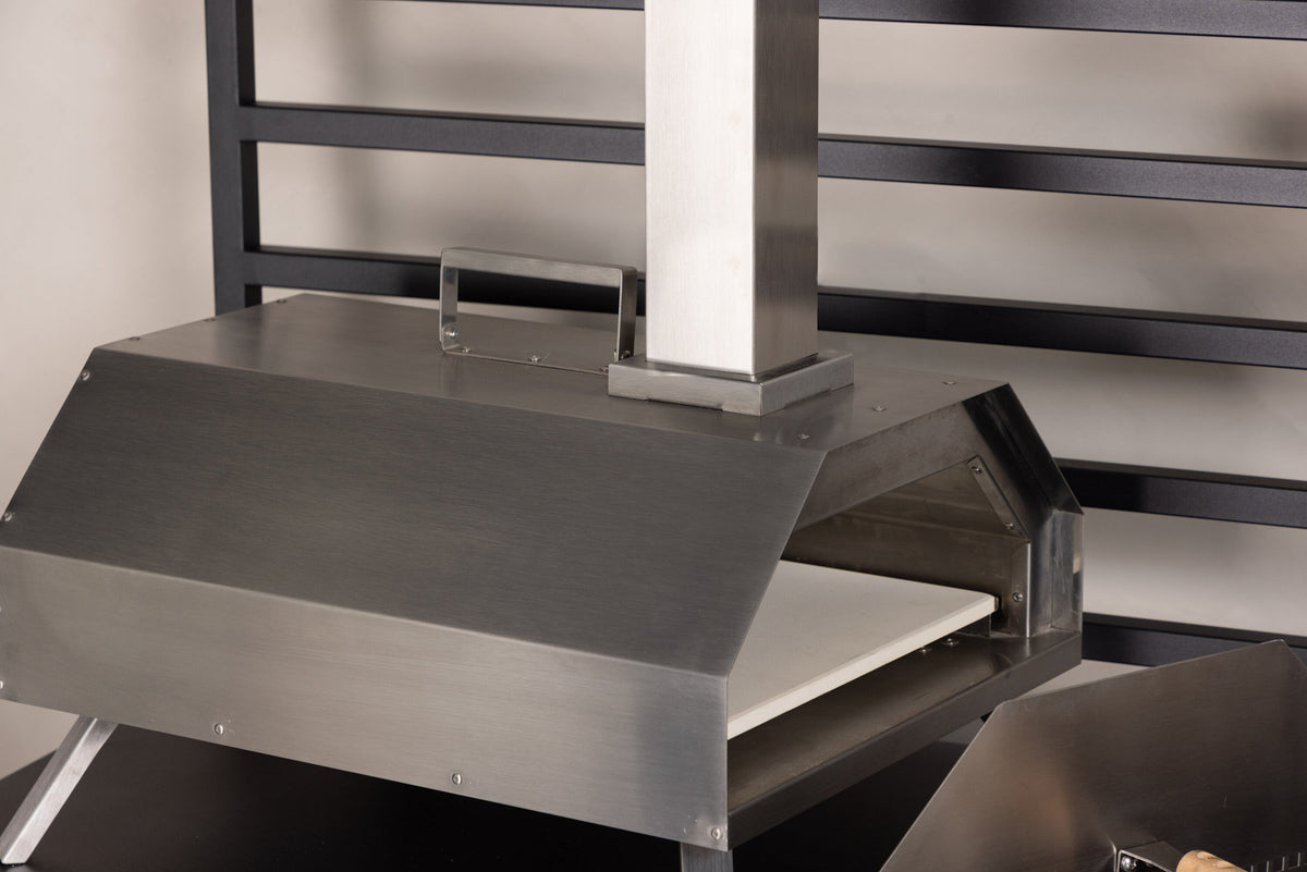 Hamnå Pizzaofen in Silber präsentiert im Onlineshop von KAQTU Design AG. Pizza ist von Venture Home