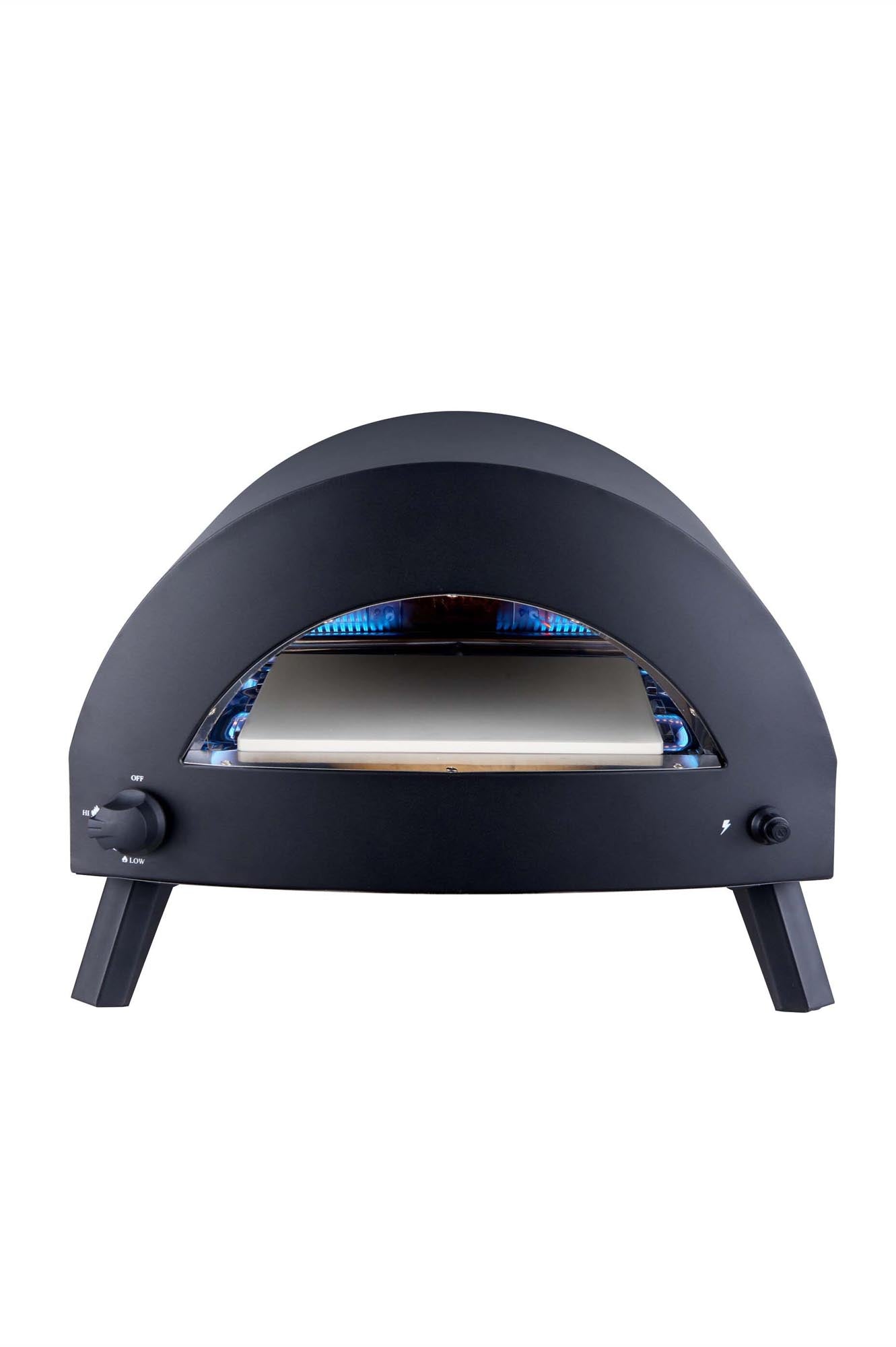 Der Bukom Gas Pizzaofen von Venture Home: Kompakt, leistungsstark und stilvoll für perfekte Pizzen im Garten.